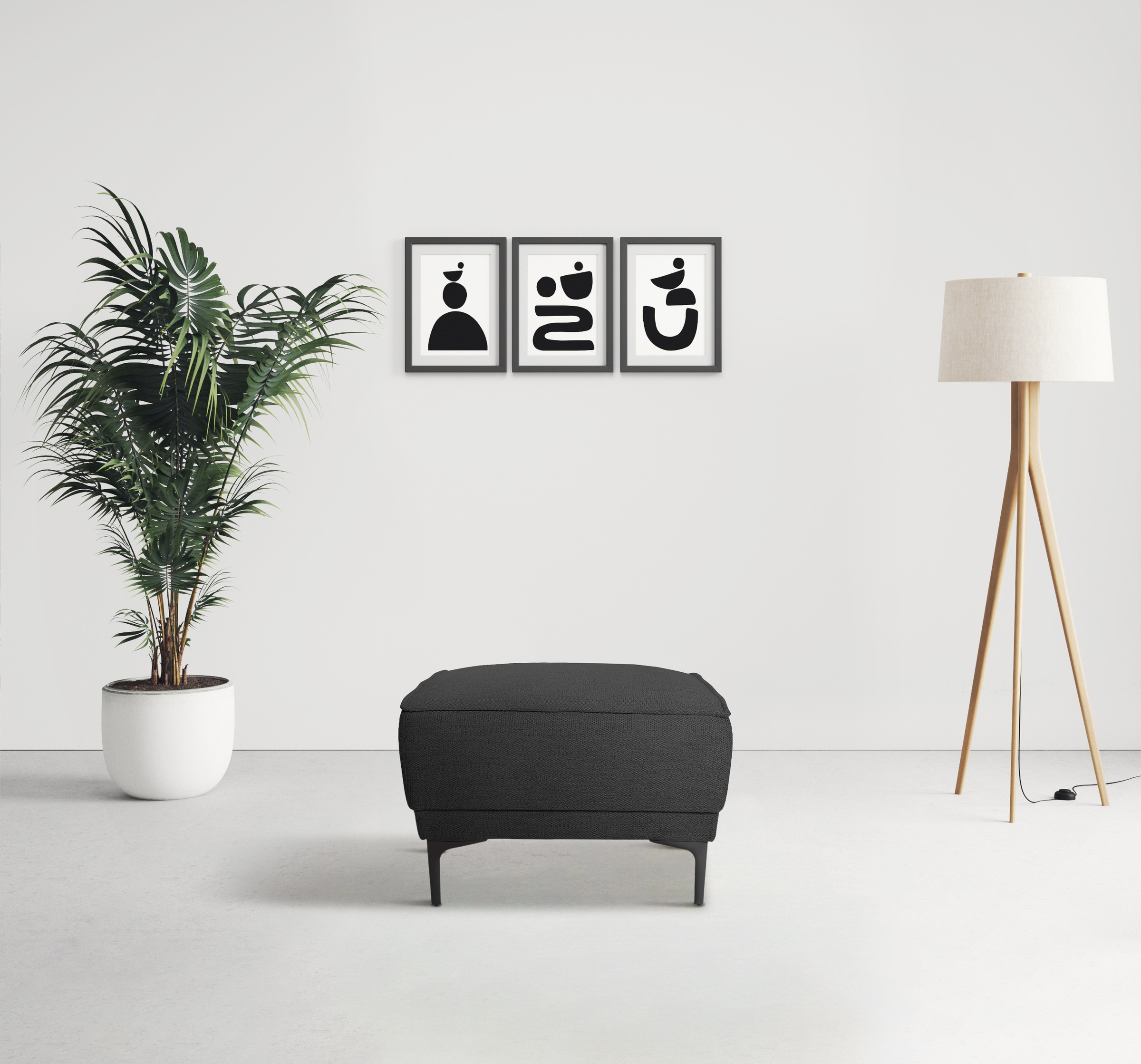 Image of GOODproduct Hocker "Oland Flachgewebe Polsterhocker" passend zur Serie OLAND