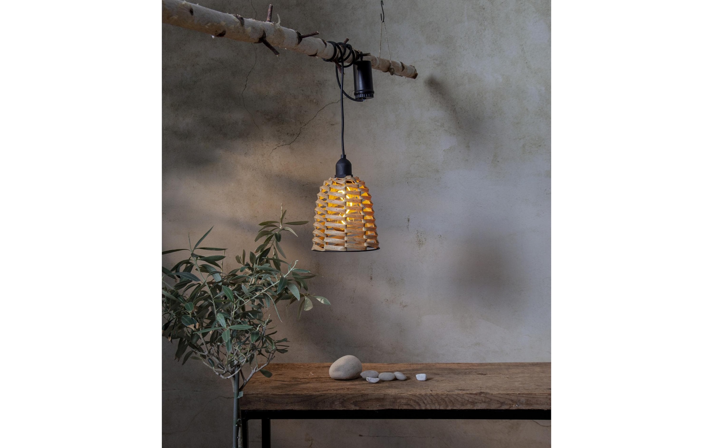 Parforce Traditional Hunting Pendelleuchte »Star Trading Twine B« Warmweiss