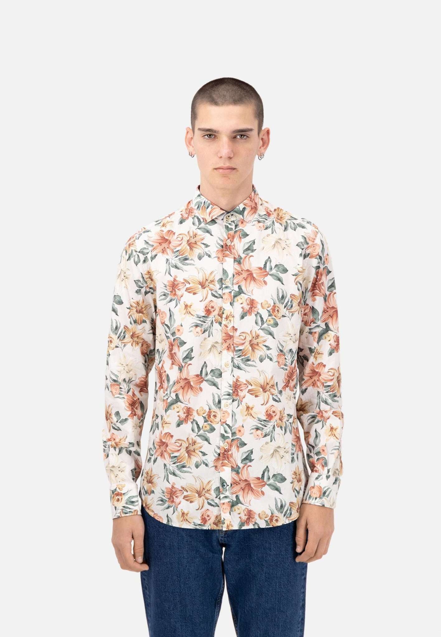 Kurzarmhemd »Hemden Shirt-Flower Print«