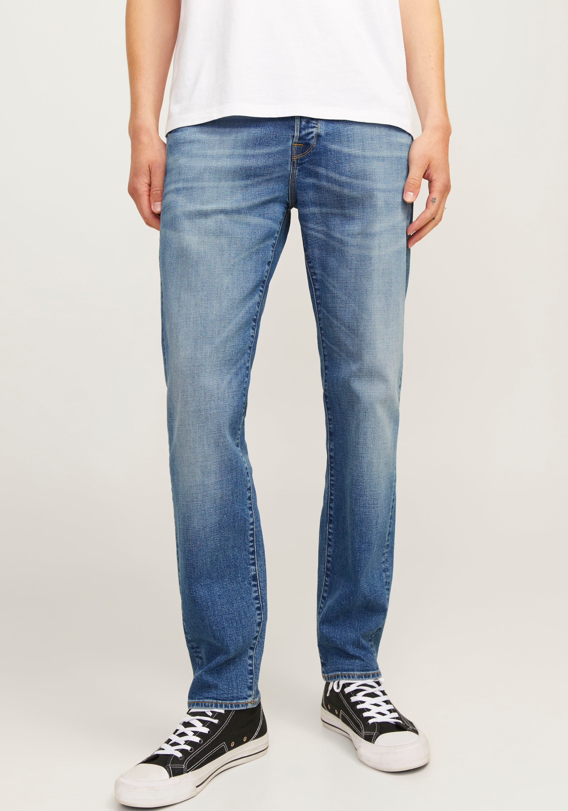 Image of Jack & Jones Tapered-fit-Jeans "JJIMIKE JJFOX CB 055"