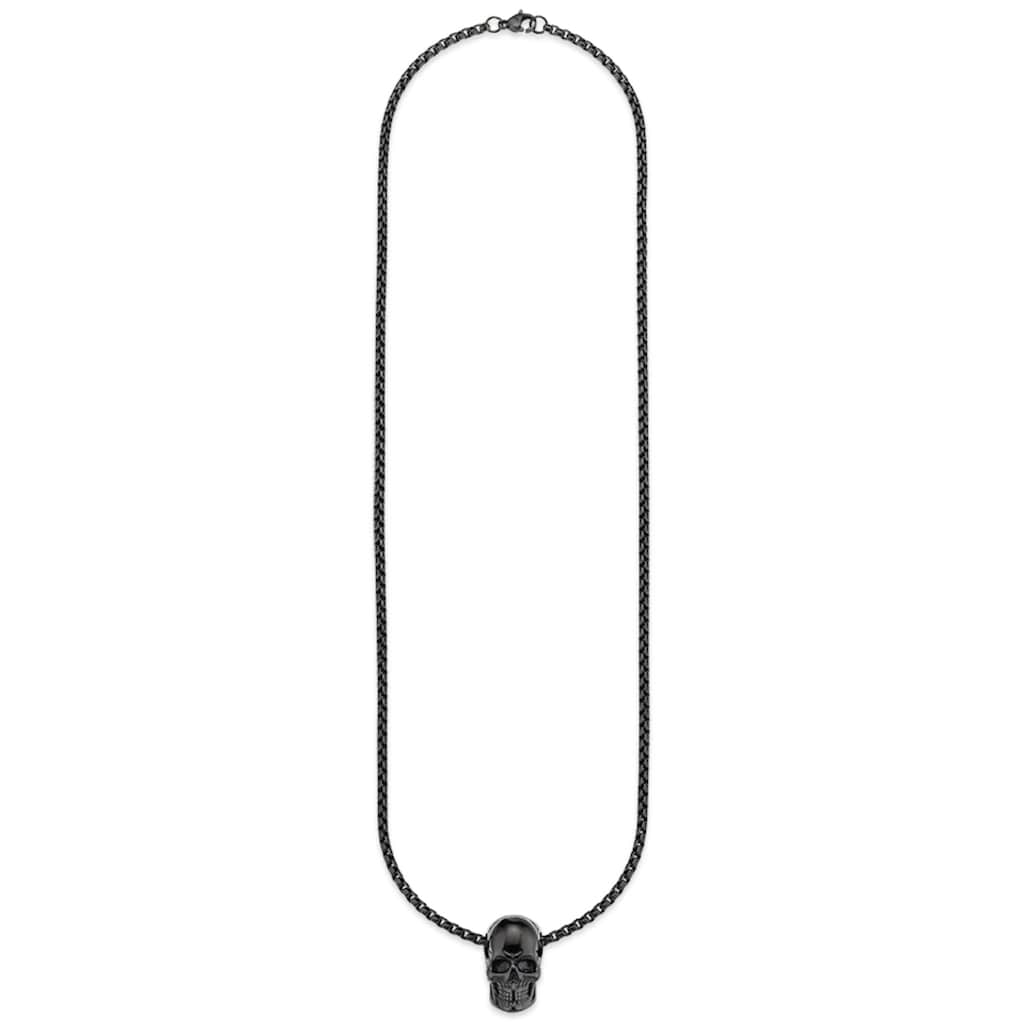 Bruno Banani Kette mit Anhänger »Schmuck Geschenk, Halskette Scull Totenkopf, Venezianerkette«