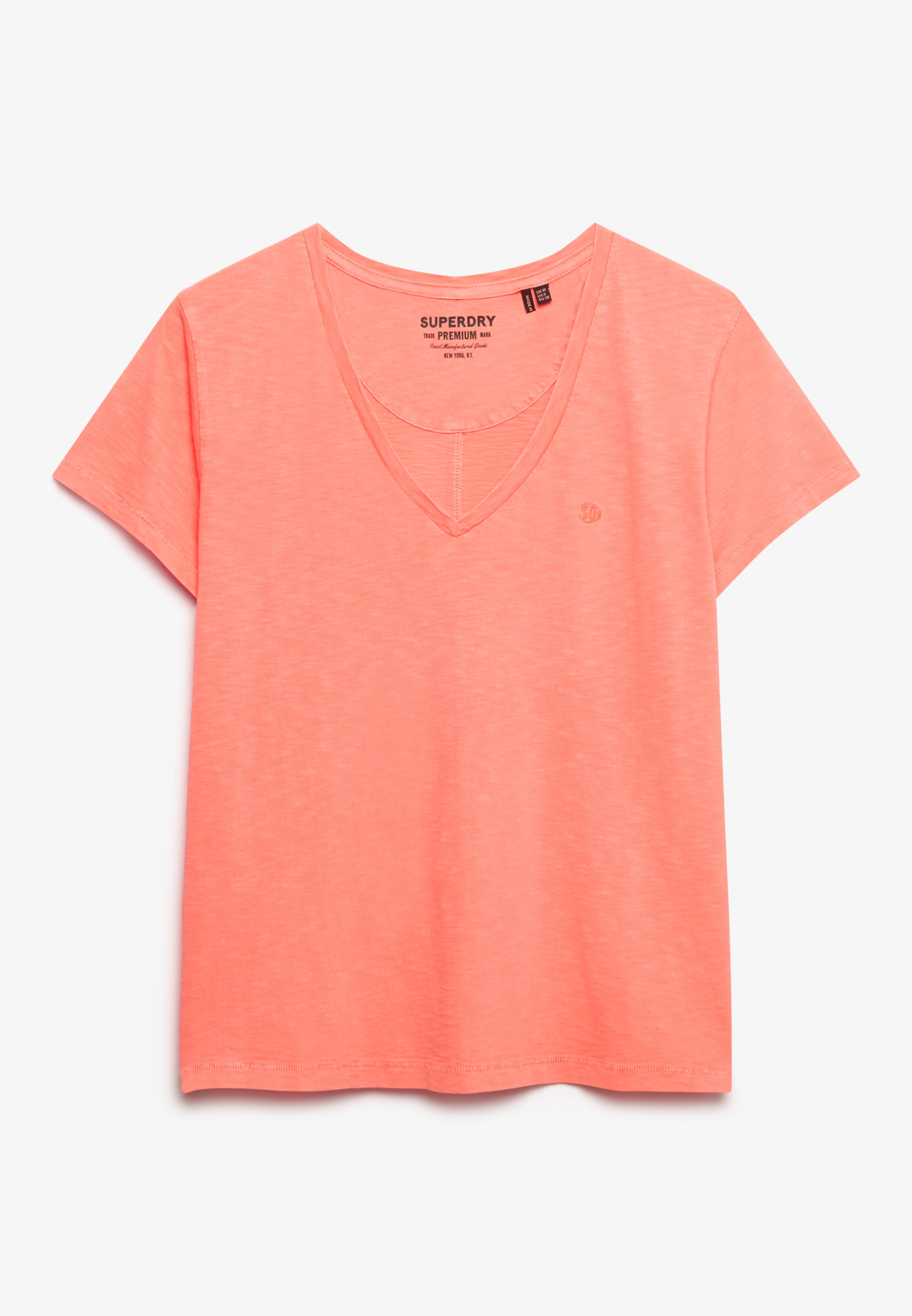 Superdry T-shirt »STUDIOS SLUB EMB VEE TEE«