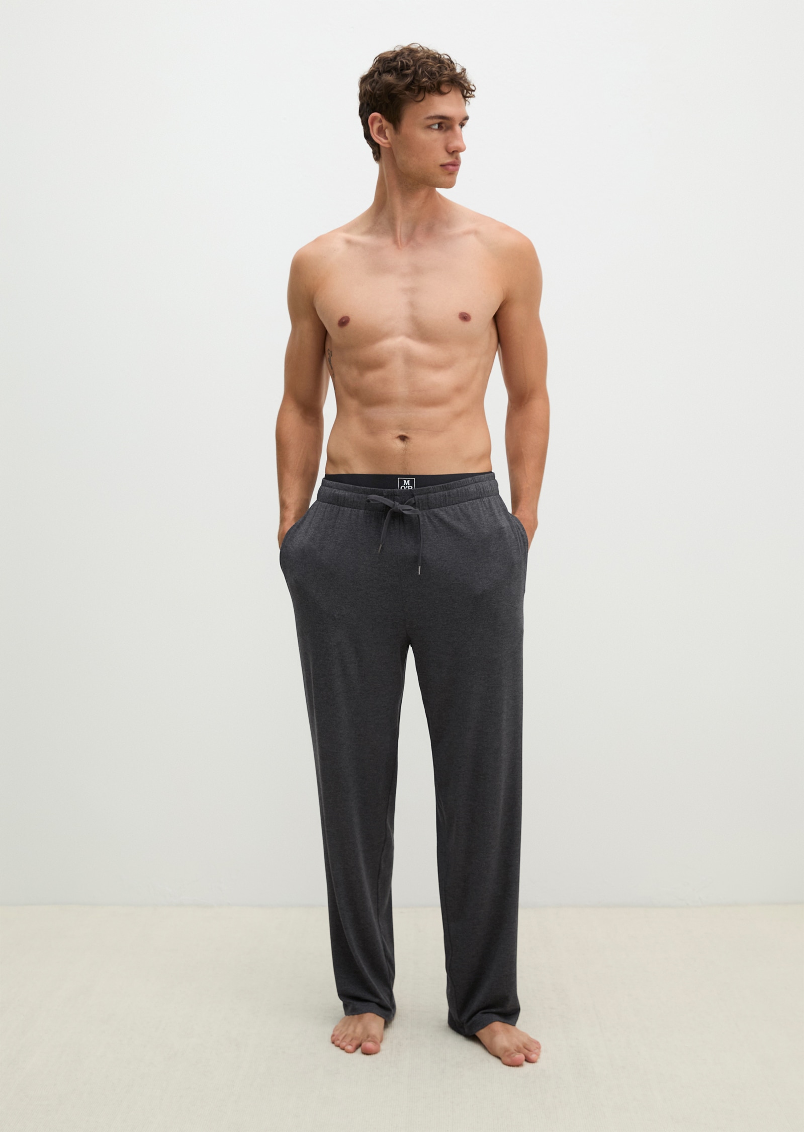 Image of Marc OPolo Loungehose gerade Beinform, für Homewear und Loungewear, mit elastischem Bund