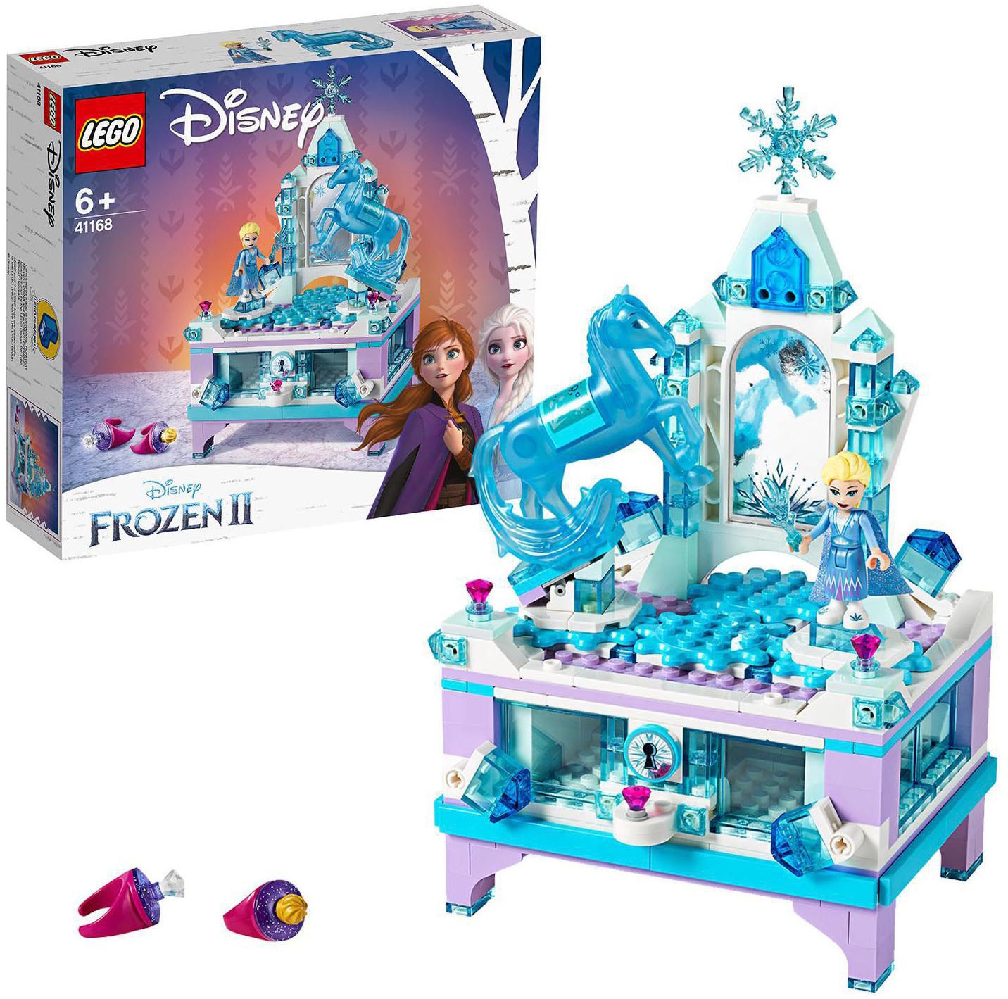 Image of LEGO® Konstruktionsspielsteine »Elsas Schmuckkästchen (41168), LEGO® Disney Princess«, (300 St.) bei Ackermann Versand Schweiz