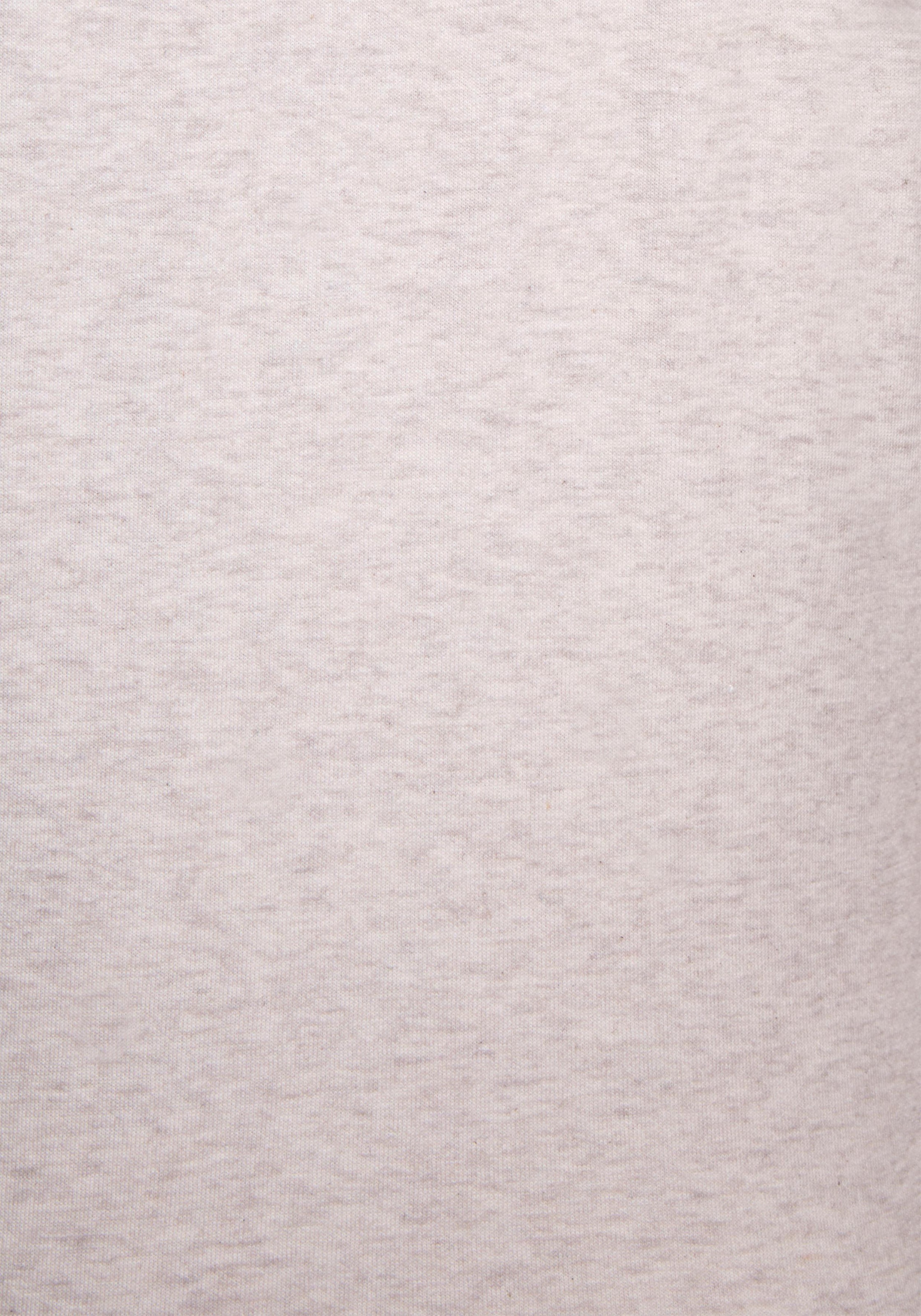 Bench. Loungewear Longsweatshirt, mit Stehkragen in Layeroptik und Kängurutasche, Loungewear