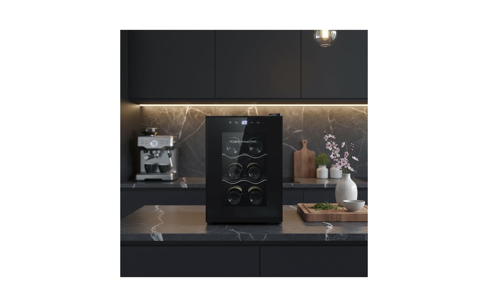 Kibernetik Armoire de mise en température du vin »WK18 Rechts« für 6 cuis Standardflaschen á 075l
