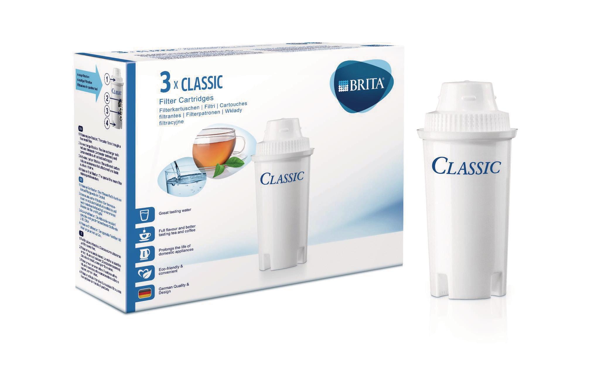 Image of BRITA Wasserfilter "Classic 3er Pack" 3 Stk. tlg.