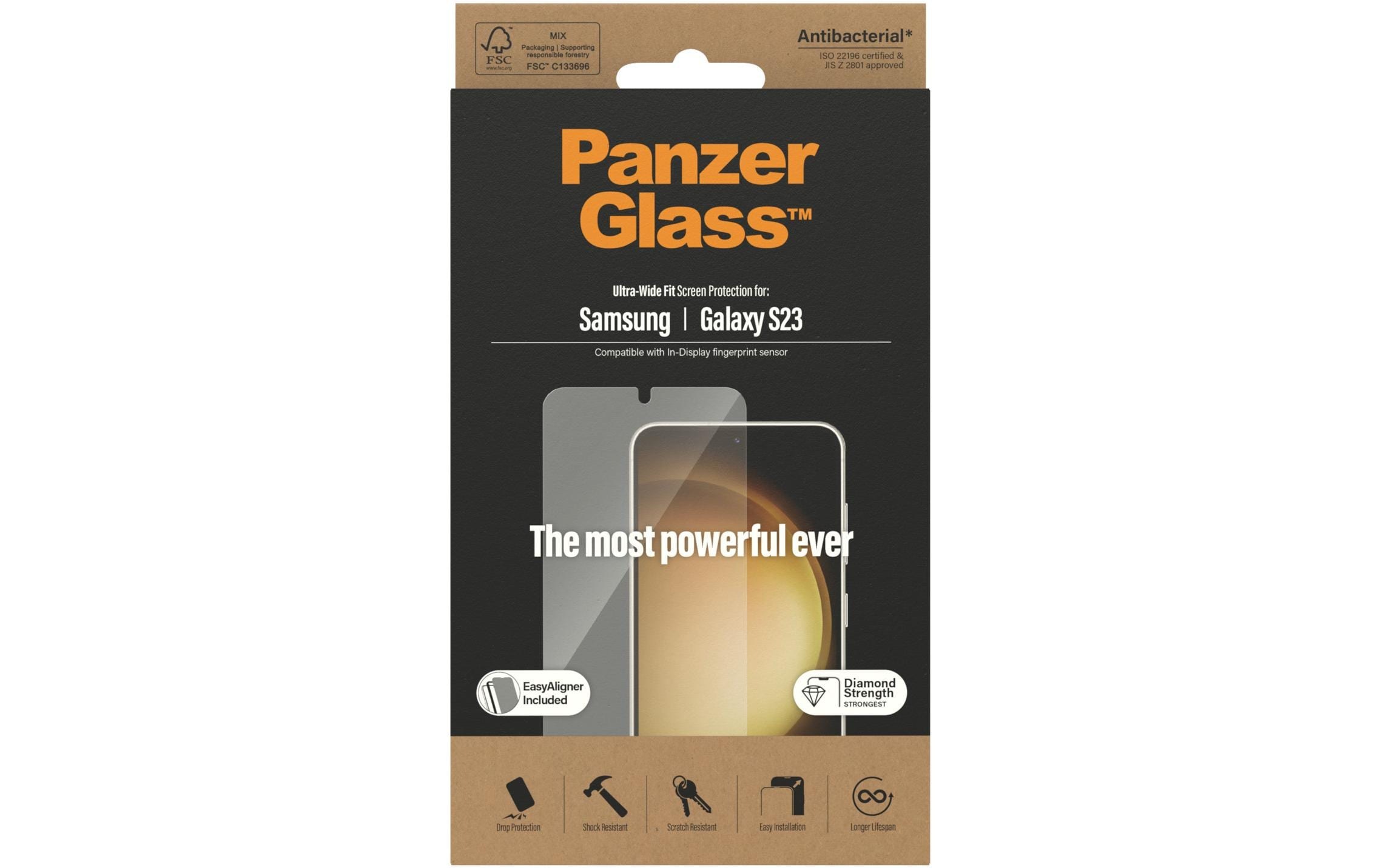 PanzerGlass Displayschutzglas »Ultra«, für Galaxy S23, (1 St.)
