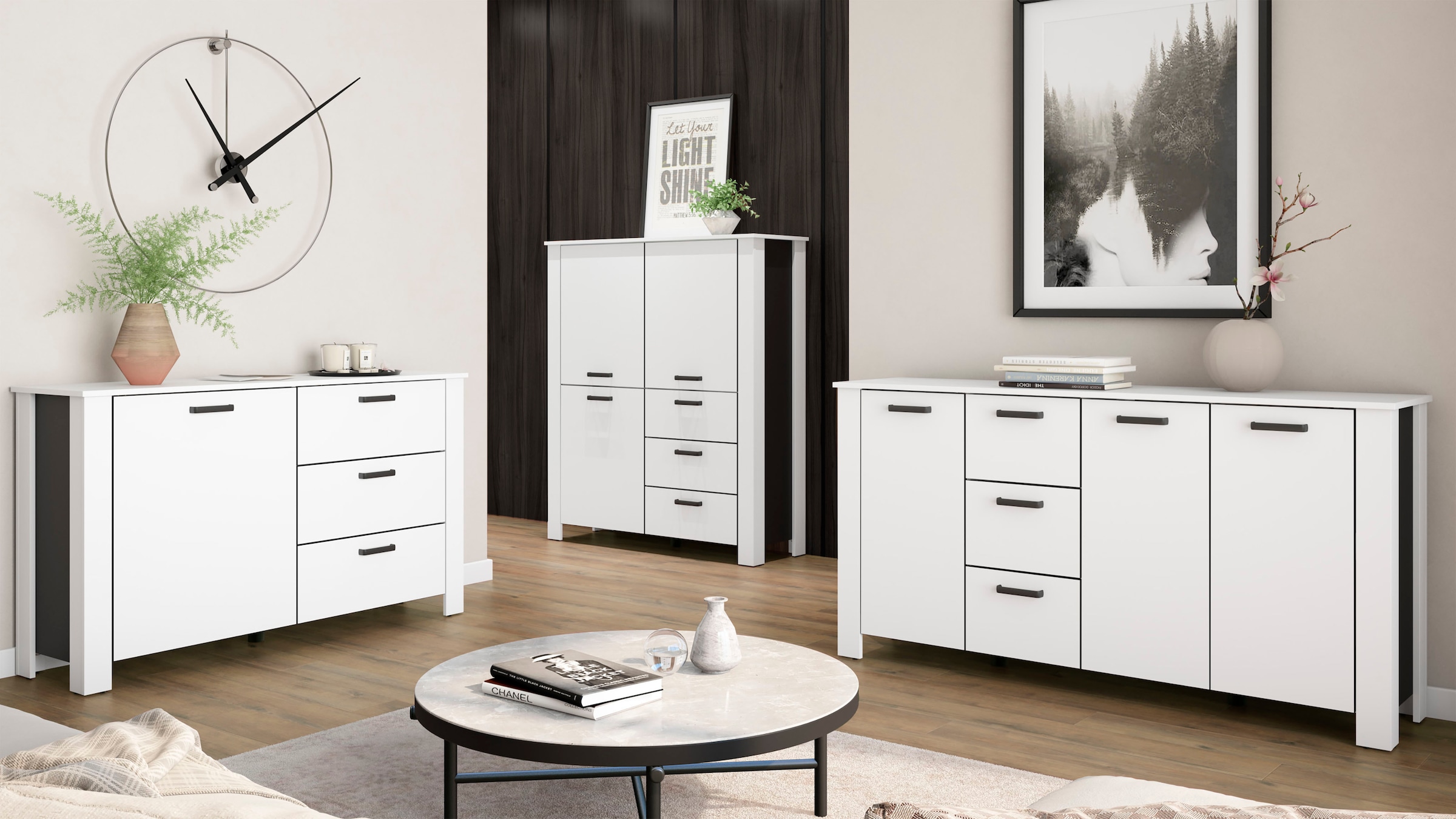 byLIVING Sideboard »Faro« 1 Stk. tlg. moderne Kommode in verschiedenen Farben verfügbar, 140cm.