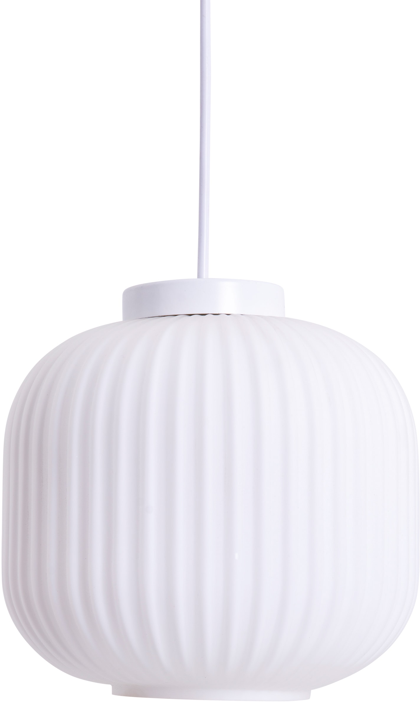 näve Pendelleuchte »Geneva«, 1 flammig, Leuchtmittel E27 | Leuchtmittel wechselbar, Pendelleuchte,Milch-Glas weiss, 1xE27 max.40W