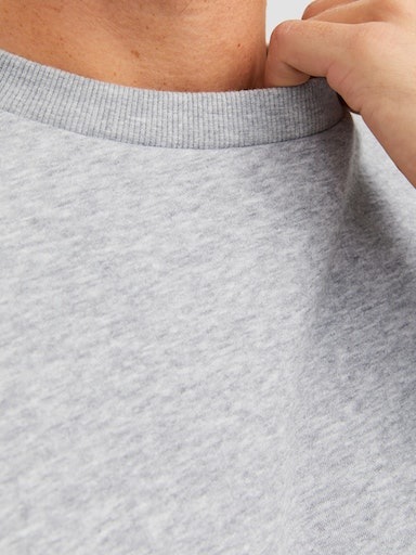 Jack & Jones Sweatshirt »JJEBRADLEY SWEAT CREW NOOS«, mit Rippbündchen