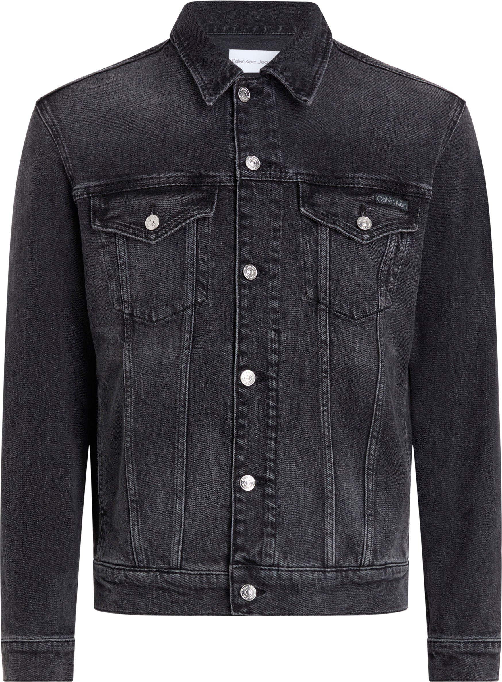 Calvin Klein Jeans Jeansjacke »SLIM DENIM JACKET«, in schwarzer Waschung