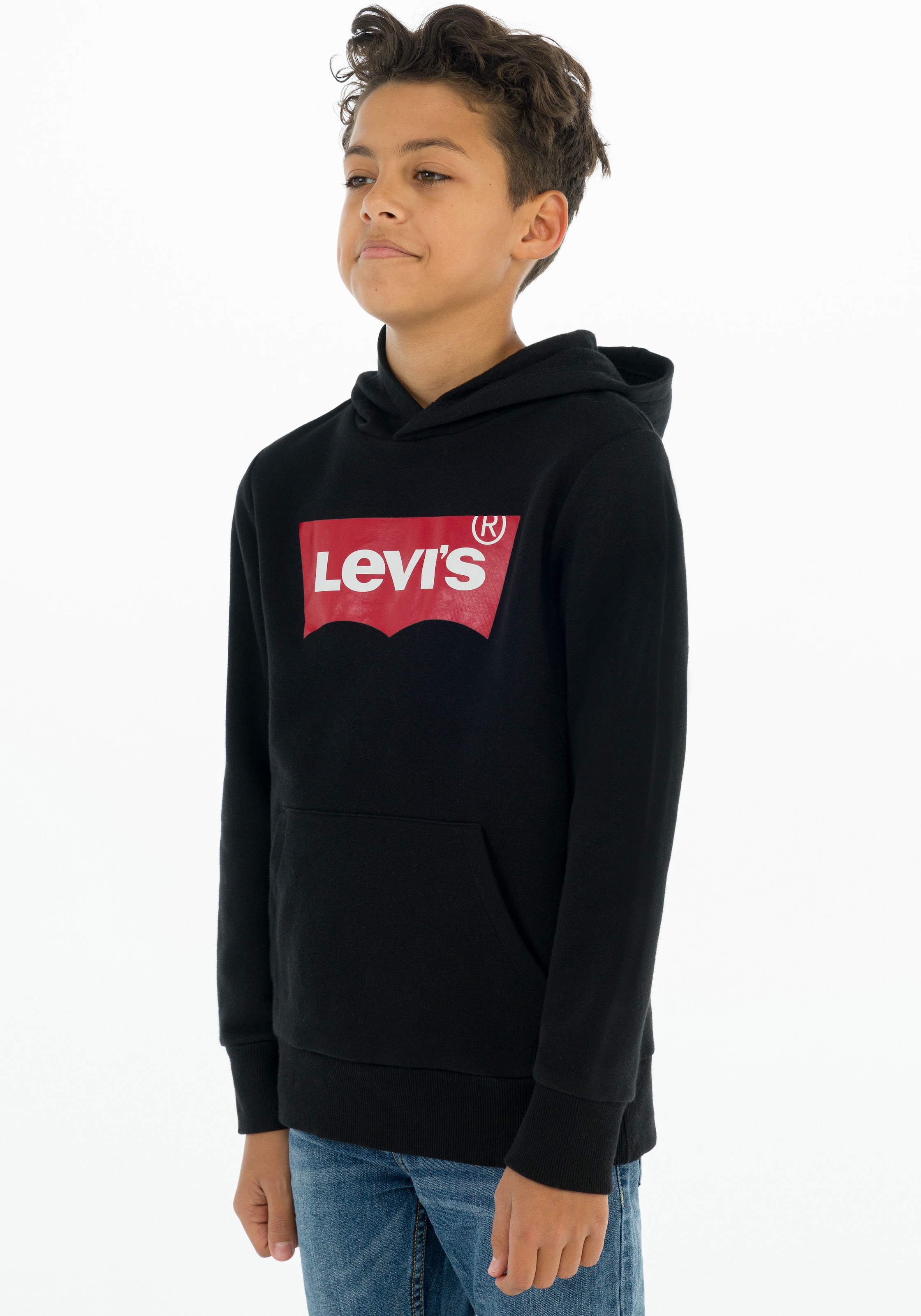 Levi's® Kids Kapuzensweatshirt »LVB BATWING PULLOVER HOODIE«, for BOYS