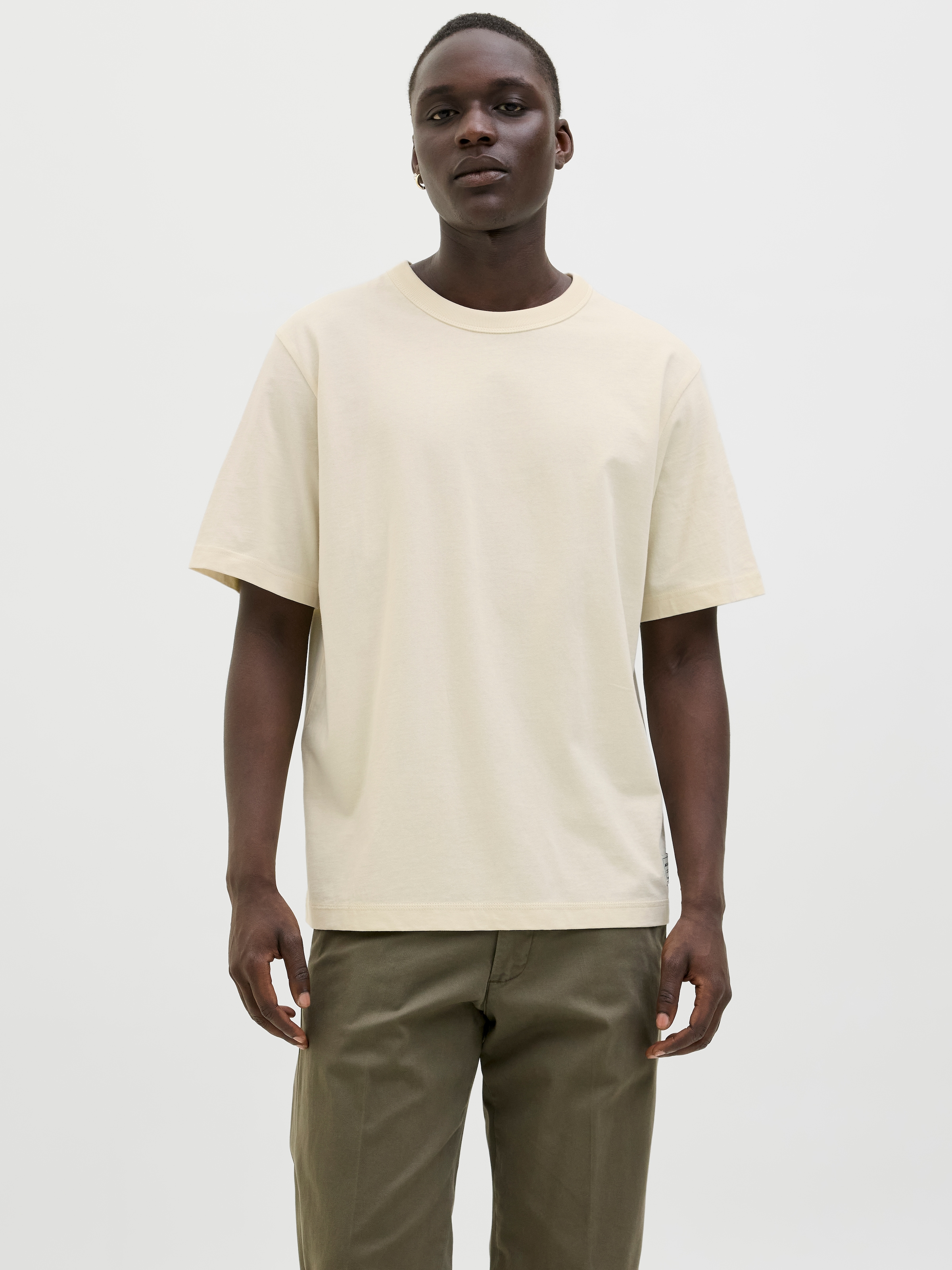 Image of Jack & Jones Rundhalsshirt "JJEDOVER TEE SS CREW NECK"