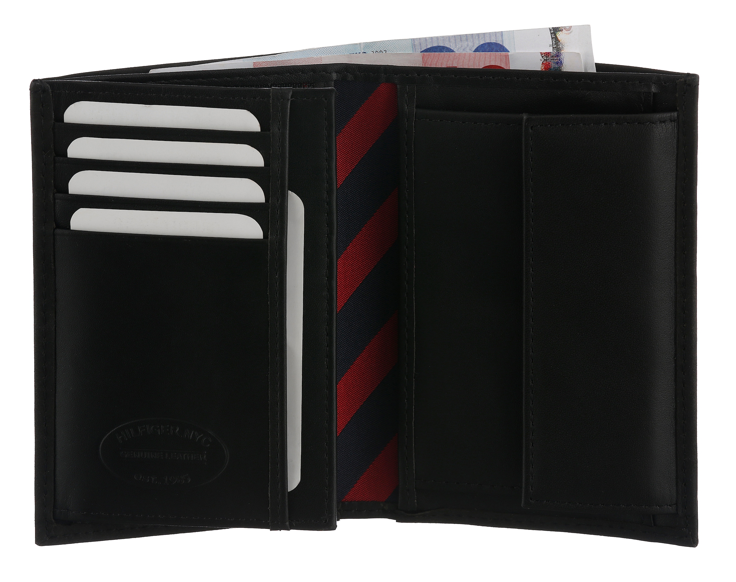 Tommy Hilfiger Porte-monnaie »JOHNSON N/S WALLET W/COIN POCKET« aus echtem Leder im Hochformat