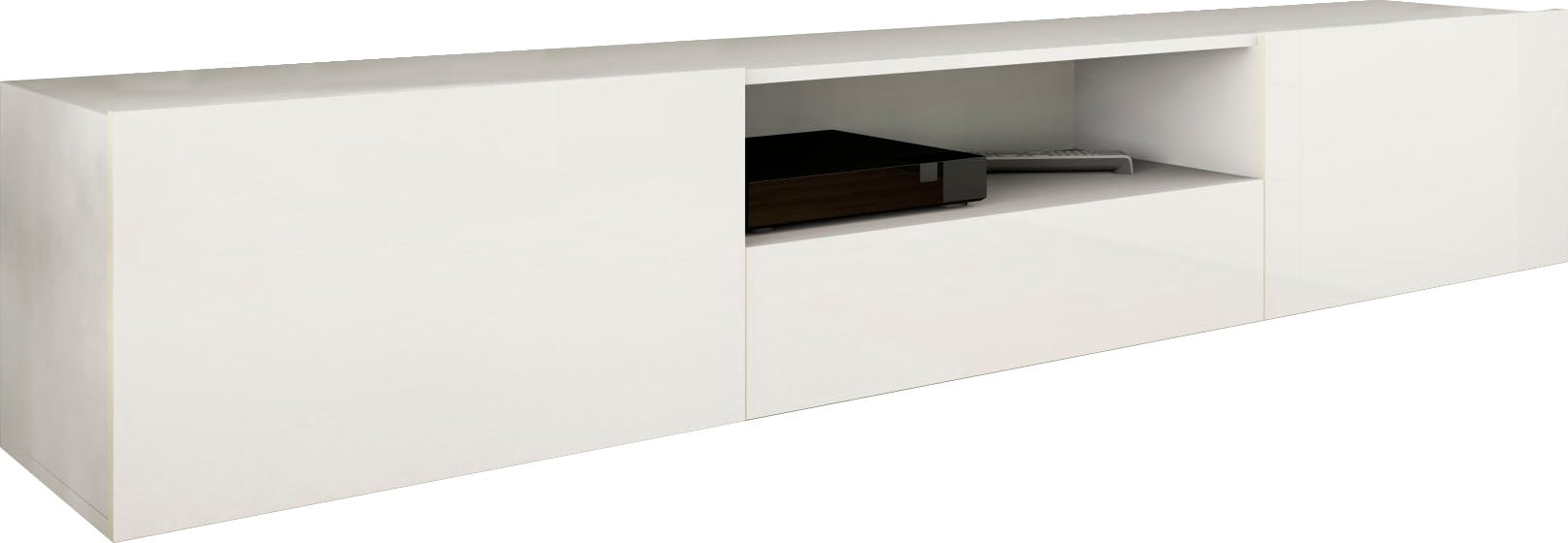Image of borchardt Möbel Lowboard "Sophia" Breite 200 cm mit 2 Klappen und 1 Schubkasten, stehend und hängend