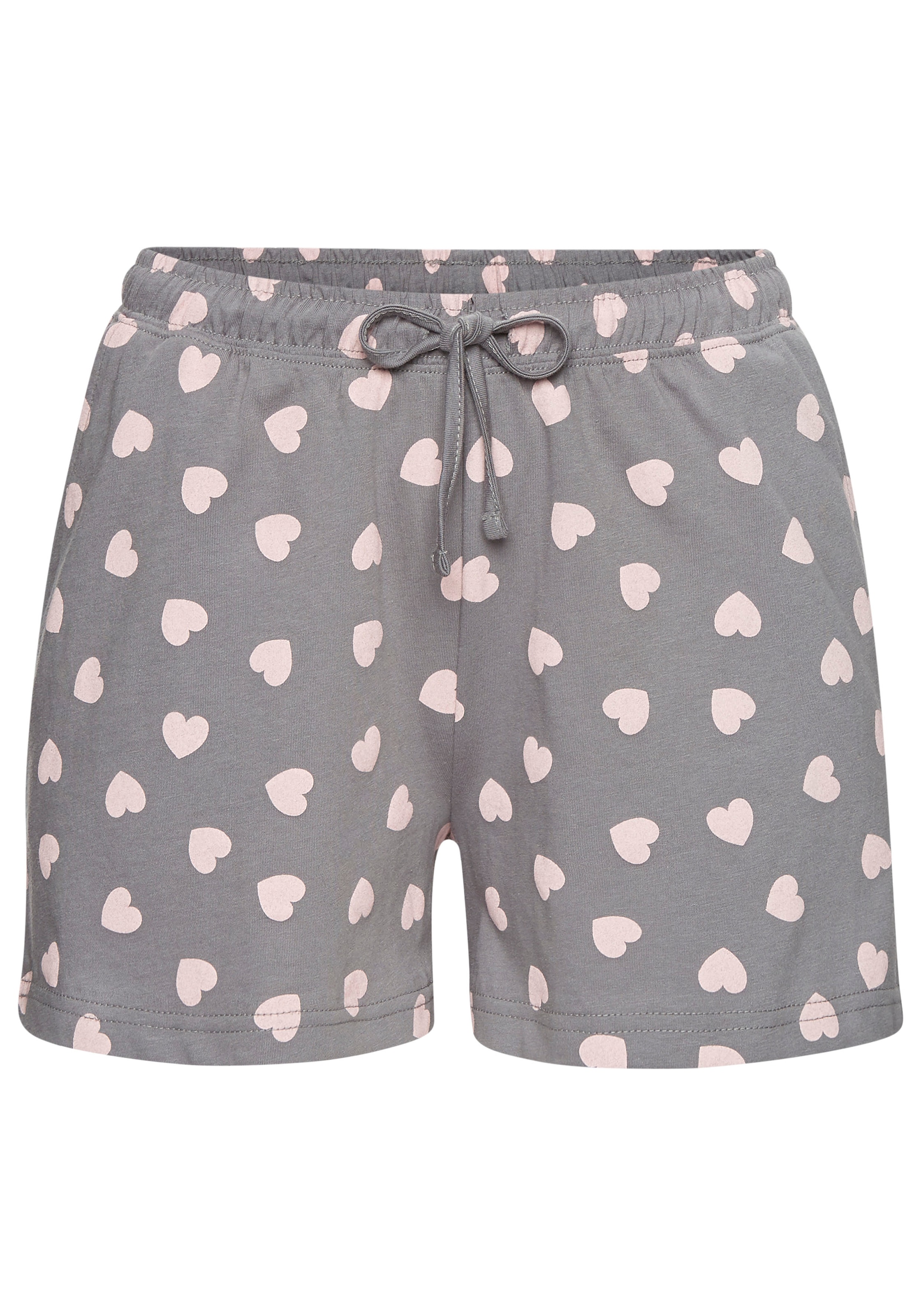 Vivance Dreams Pyjama Packung, 2er Pack, 4 tlg. mit süssem Herzmuster