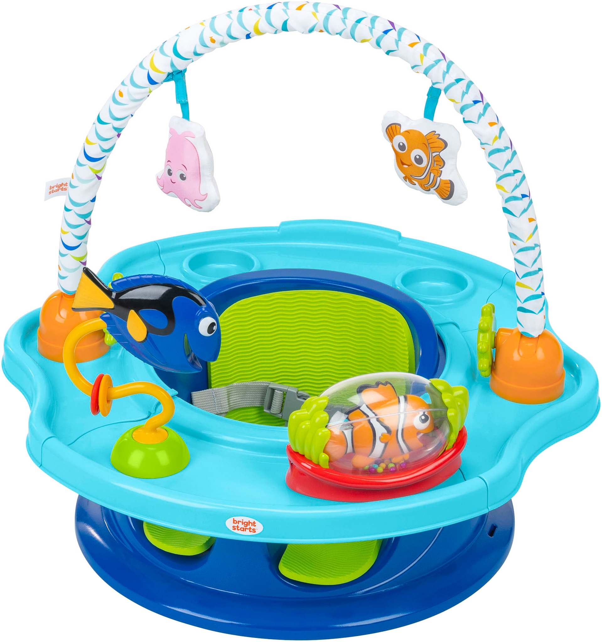 Image of Bright Starts Tischsitz "Finding Nemo SuperSeat 3-in-1 Seat" Aktivitätssitz Verwendbar als Bodensitz mit Tablett oder Sitzerhöhung