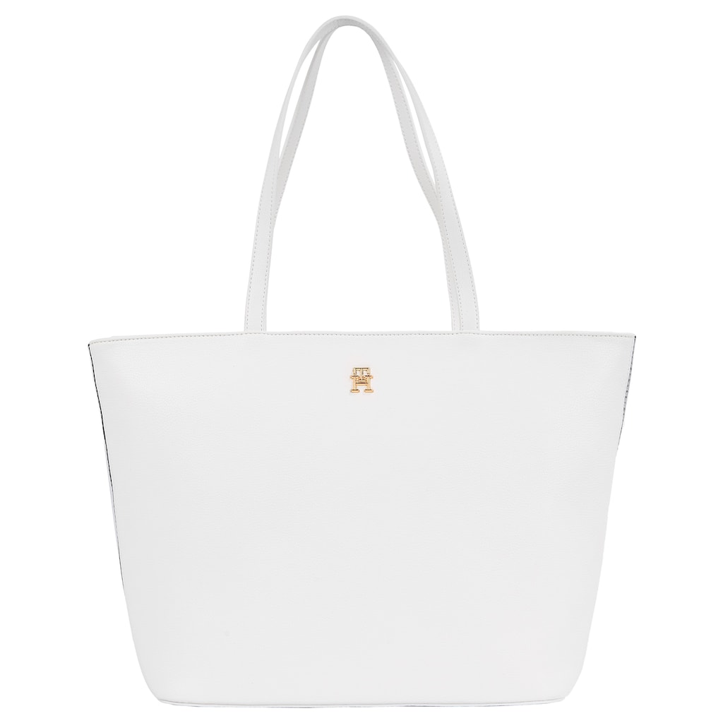 Tommy Hilfiger Shopper »TH ESSENTIAL SC TOTE CORP«, Handtasche Damen Tasche Damen Schultertasche Recycelte Materialien