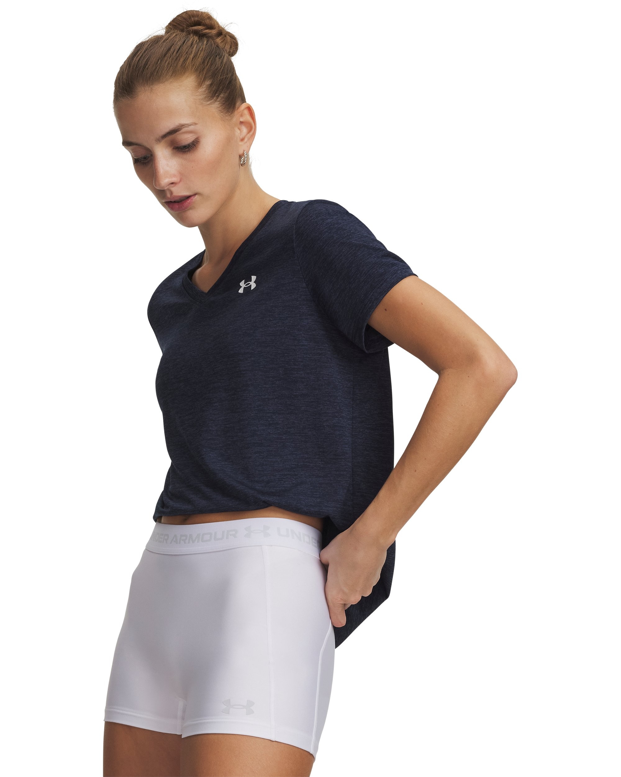 Under Armour® T-shirt d'entraînement »TECH SSV- TWIST« avec encolure en V, design manches courtes, séchage rapide, respirant