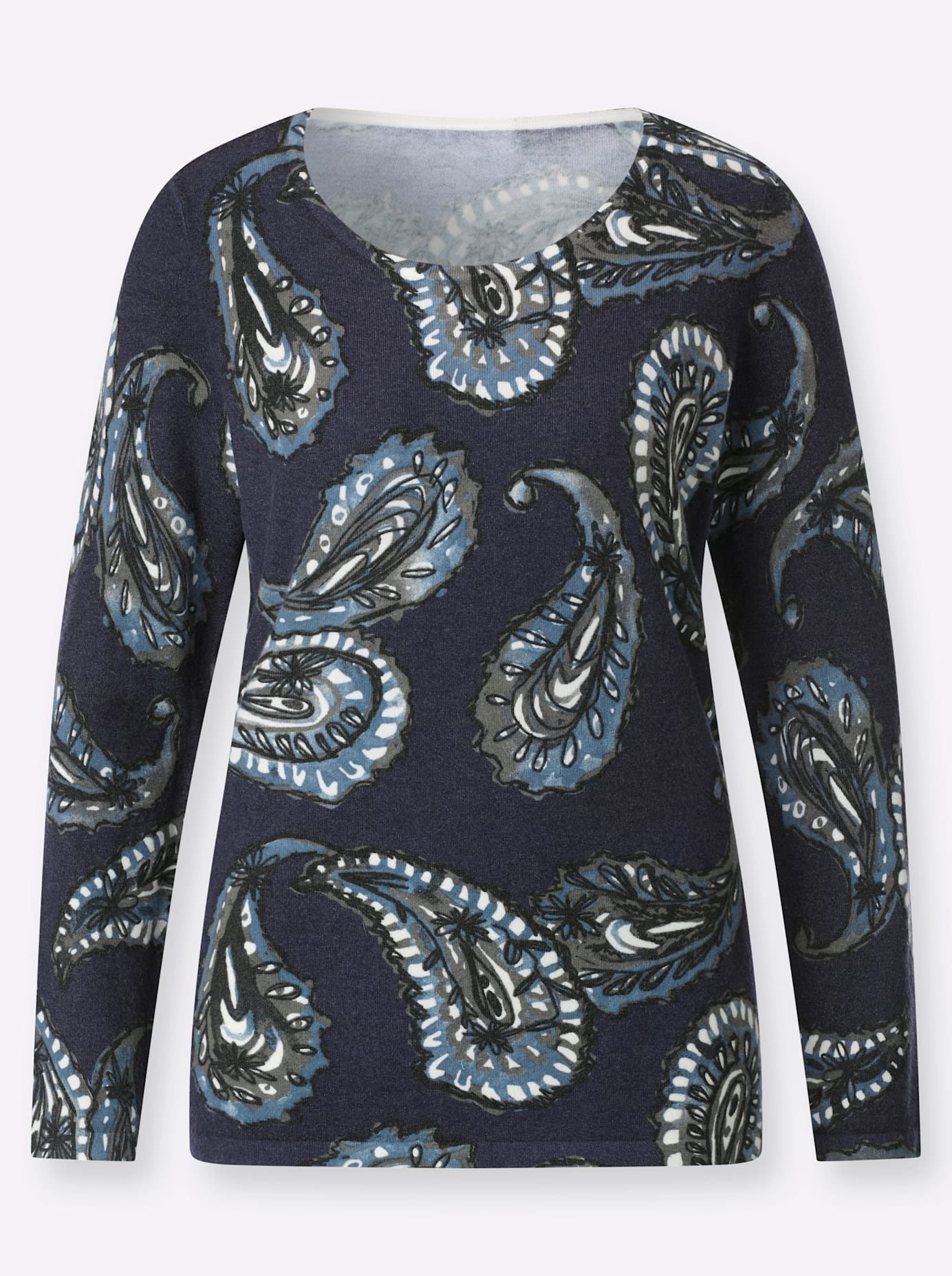 creation L Strickpullover »Druck-Pullover«