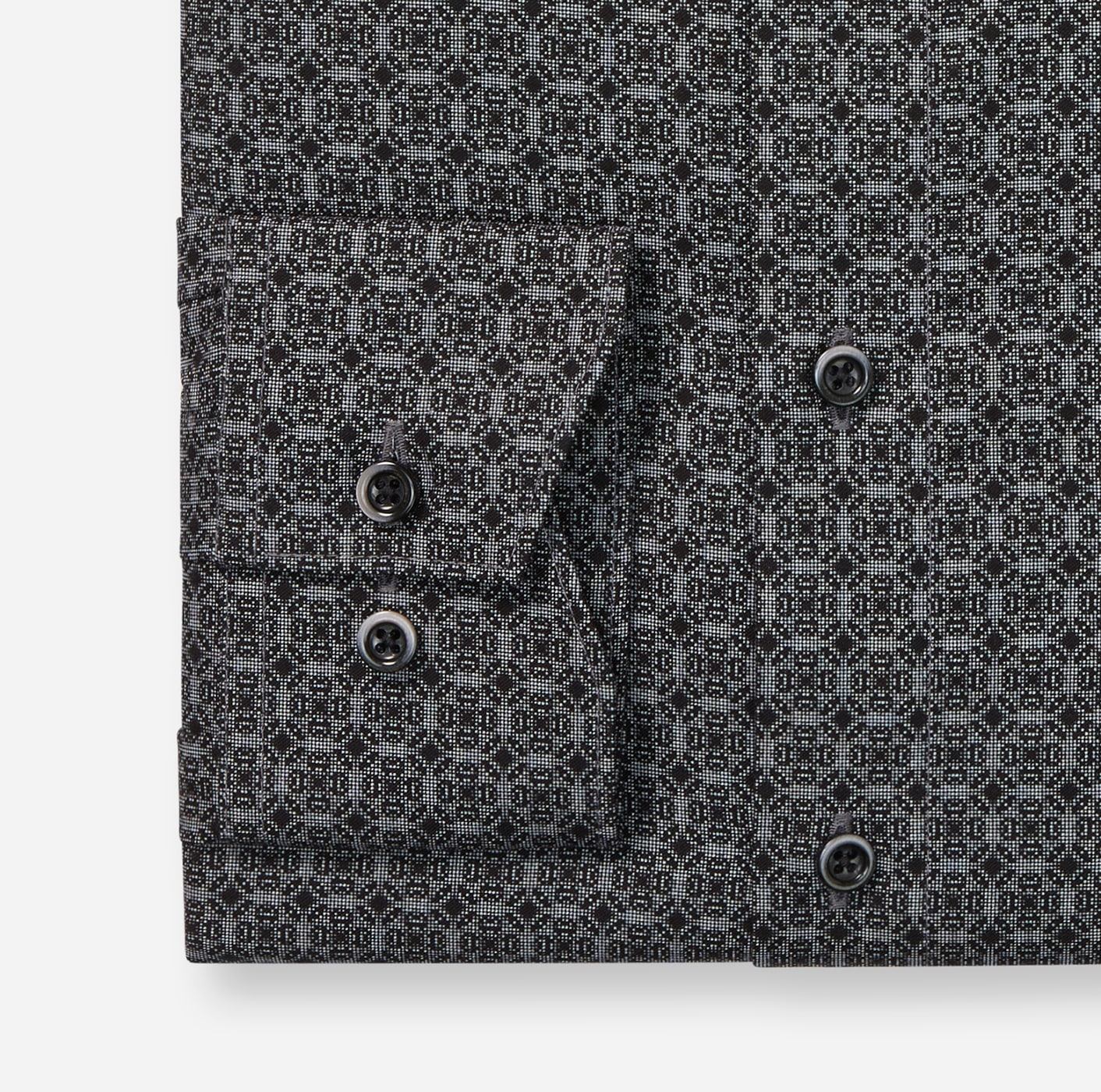 OLYMP Langarmhemd »Luxor modern fit«, Royal-Kentkragen, Businesshemd, modern fit, gemustert
