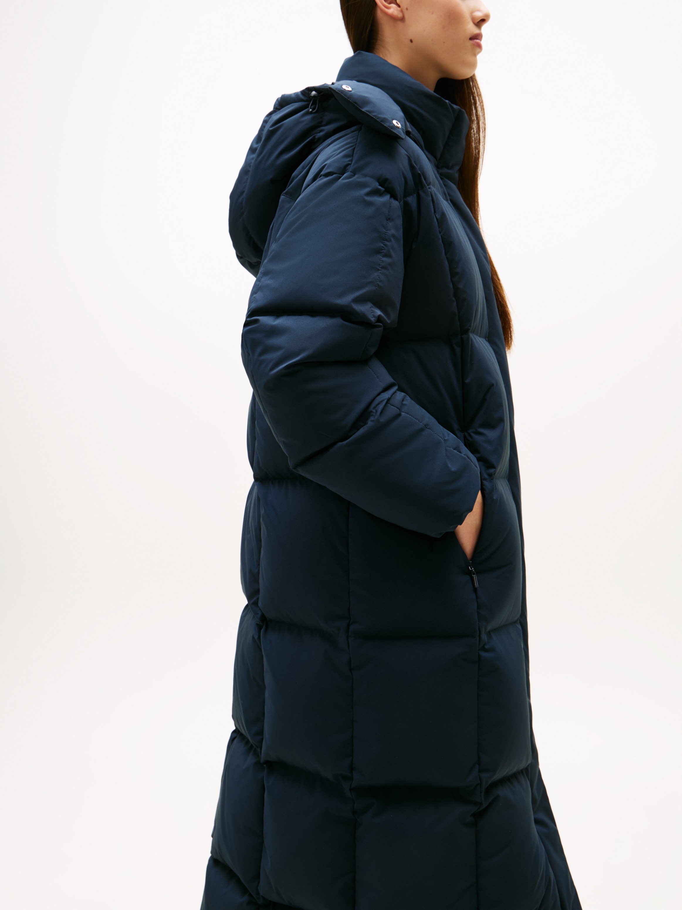Tommy Jeans Manteau matelassé »TJW ALASKA GRID DWN MXI COAT EXT«