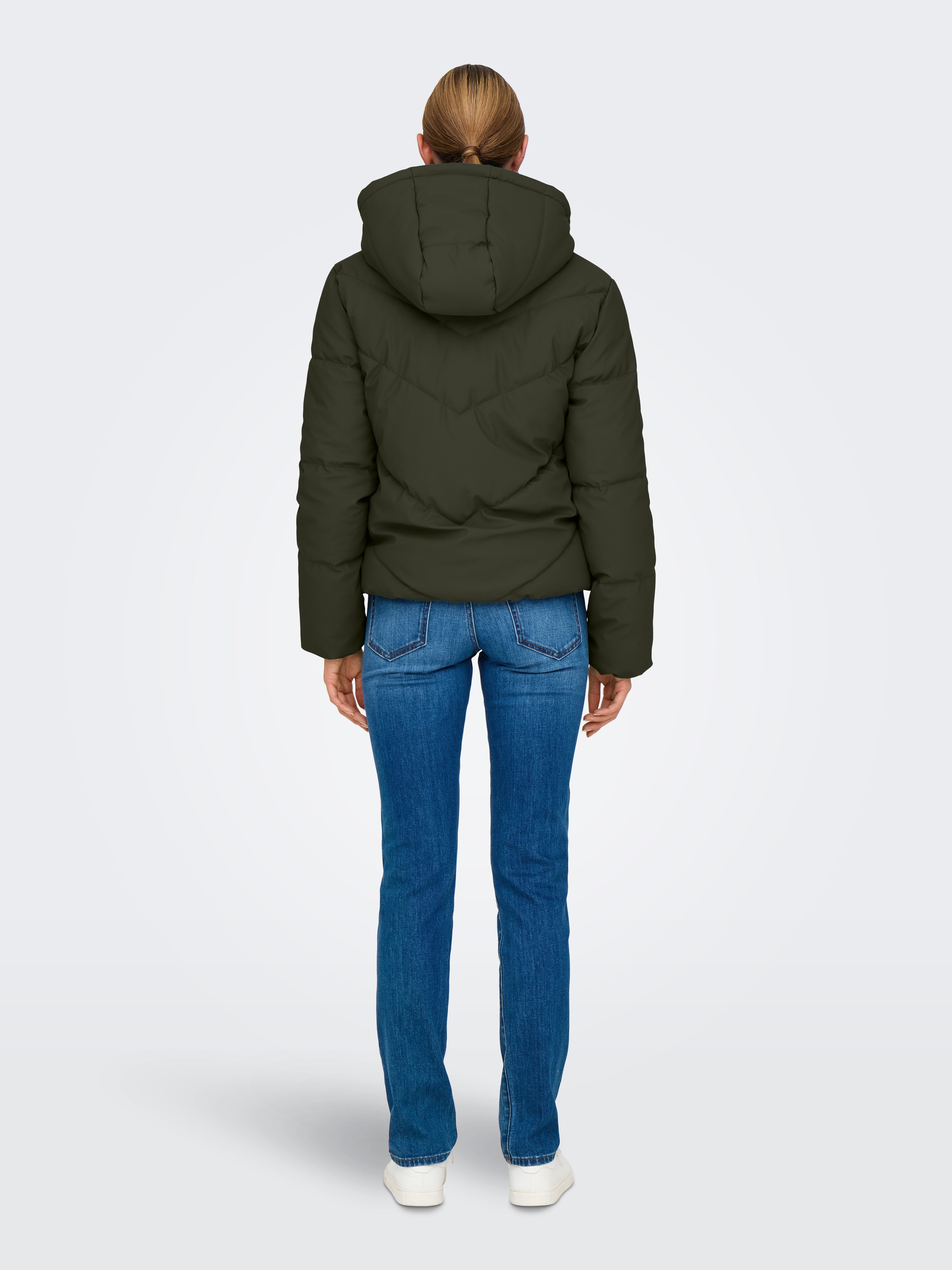 JDY Steppjacke »JDYARNHEM WATER REP SHORT PUFFA OTW NOOS«, mit Kapuze