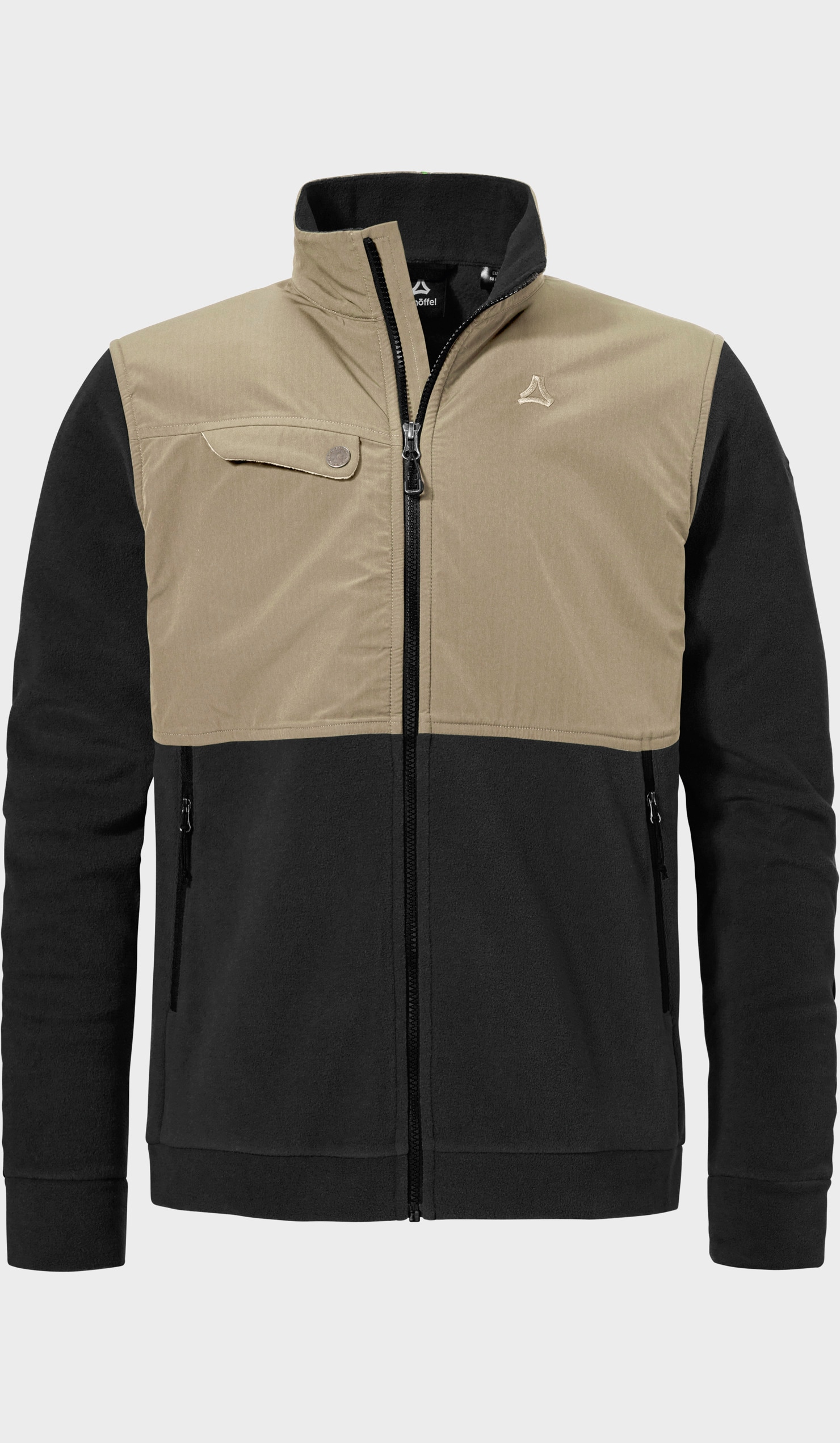 Schöffel 9990, Schwarz Fleecejacke "Fleece Jk Style Maghera Men" Ohne Kapuze