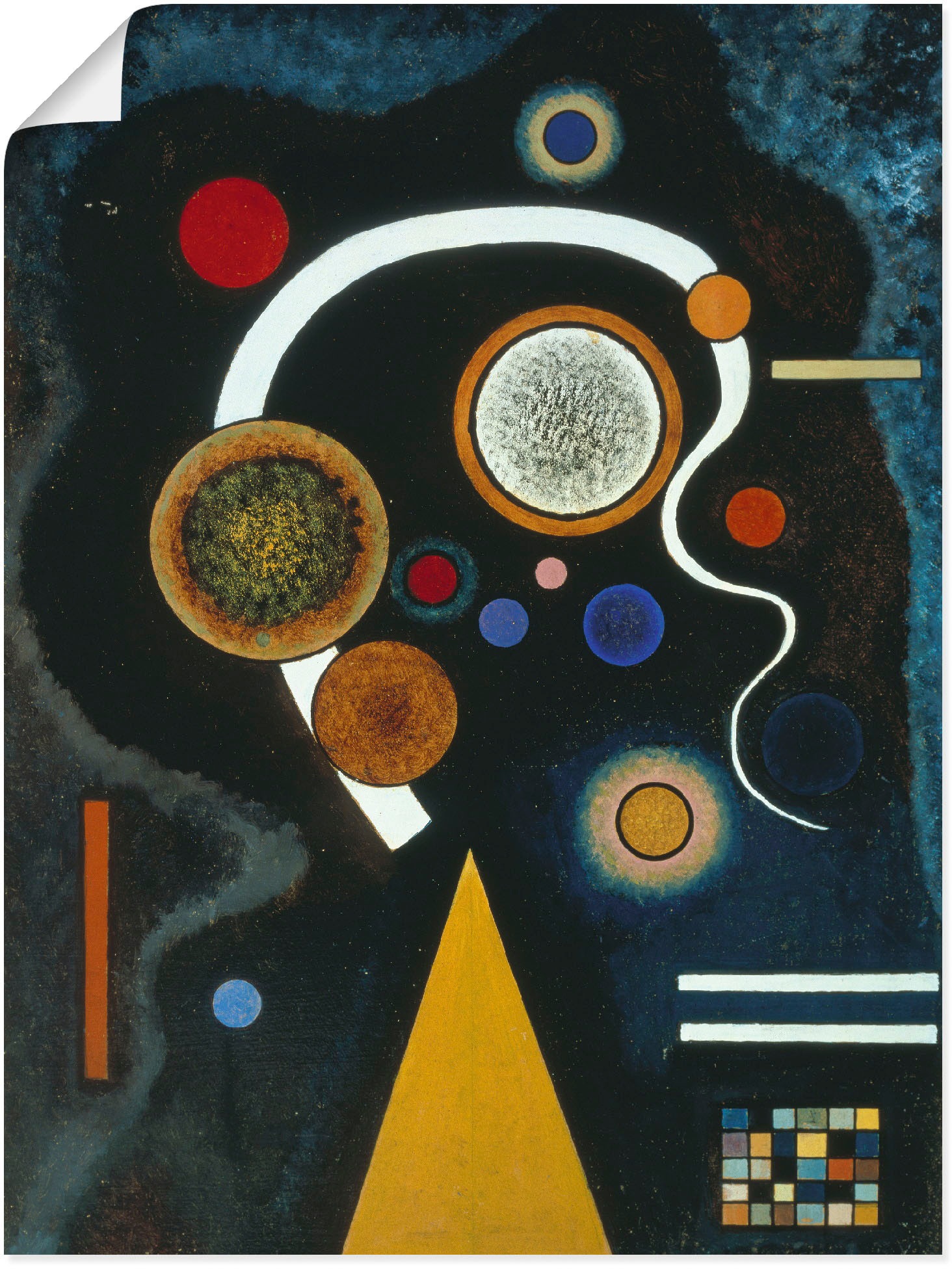 Image of Artland Wandbild »Launischer Strich. 1924«, Muster, (1 St.), in vielen Grössen & Produktarten -Leinwandbild, Poster, Wandaufkleber / Wandtattoo auch für Badezimmer geeignet bei Ackermann Versand Schweiz