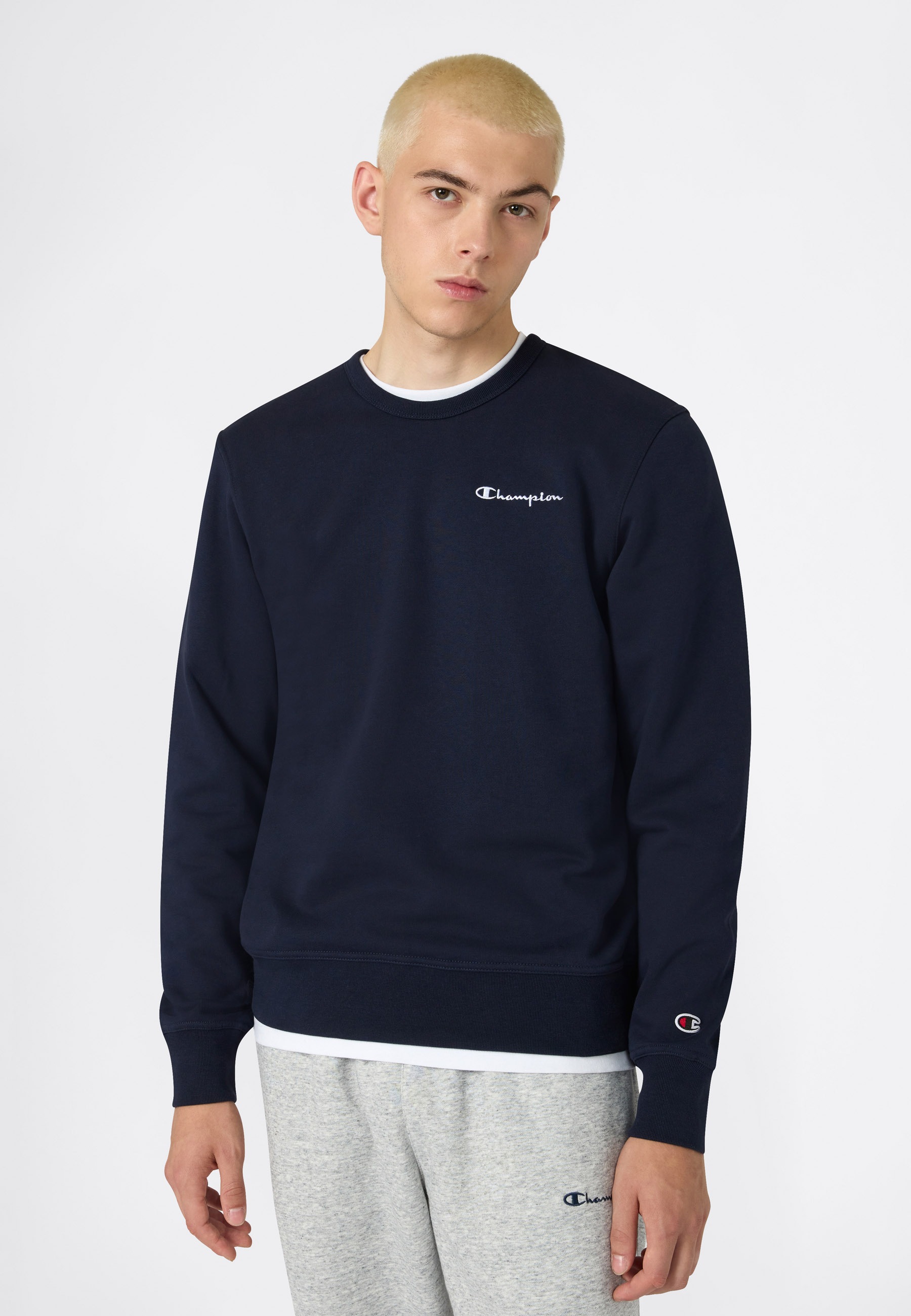 Image of Champion Sweatshirt "ICONS CONTRAST Fleece Crewneck Sweatshirt"