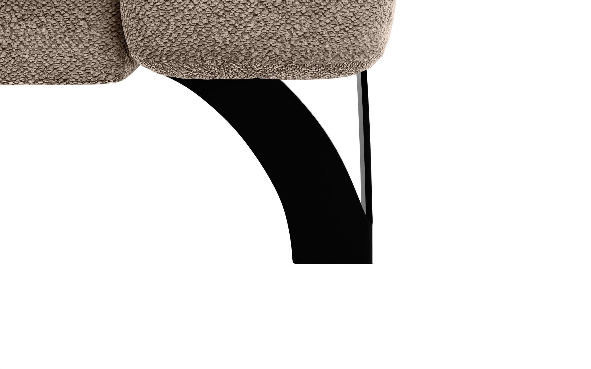 INOSIGN Ecksofa »FAIRVIEW mit verstellbaren Rückenlehne, Masse B/T/H: 234/174/93 cm«, L-Form mit Wellenunterfederung, Recamiere beidseitig montierbar