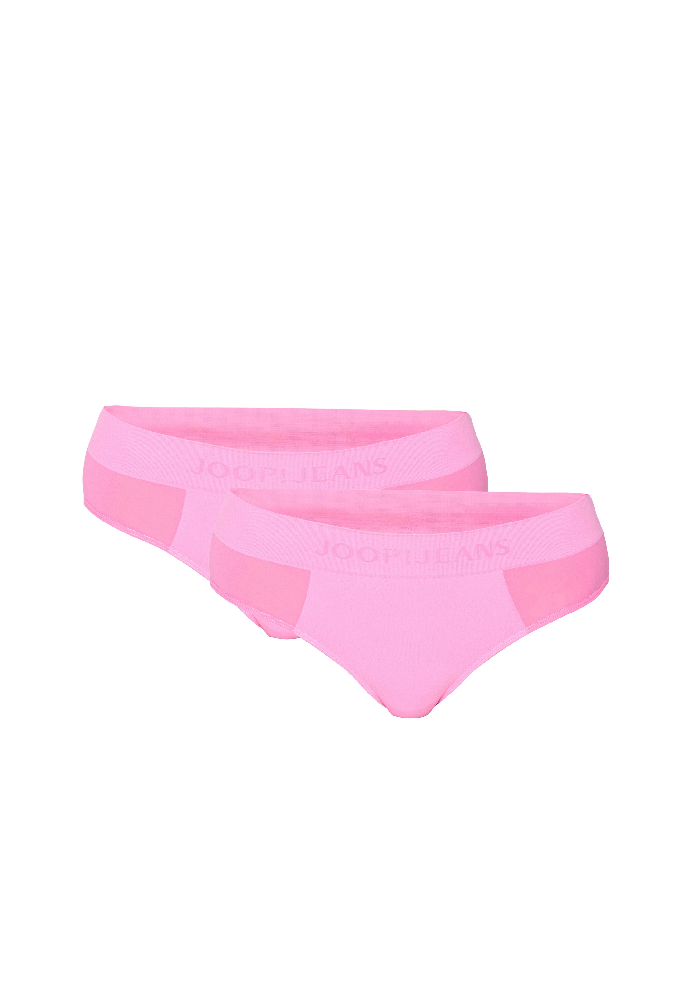Image of JOOP Jeans Slip "Seam Free" 2er Pack, mit Mesh-Einsatz und breitem Logobund