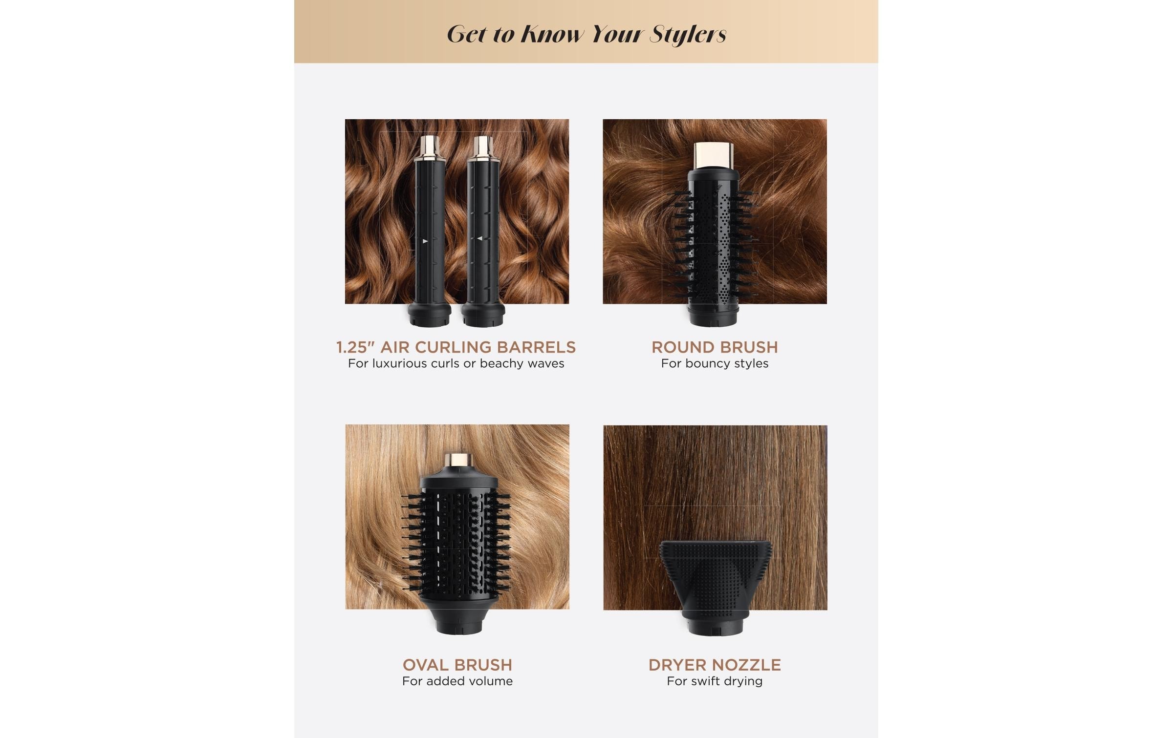   Brosse à air chaud »chi Lava AirGlam 1300 W«