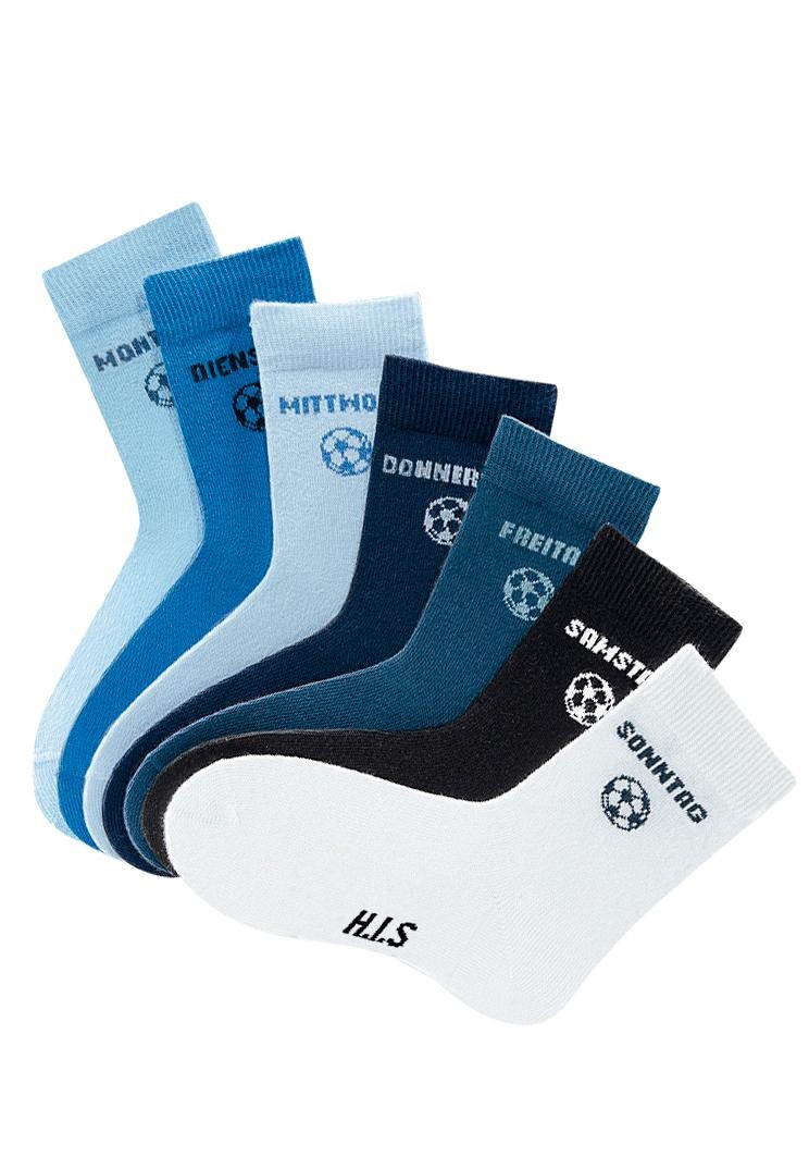 Image of H.I.S Socken, (7 Paar), für Kinder mit Fussballmotiv bei Ackermann Versand Schweiz