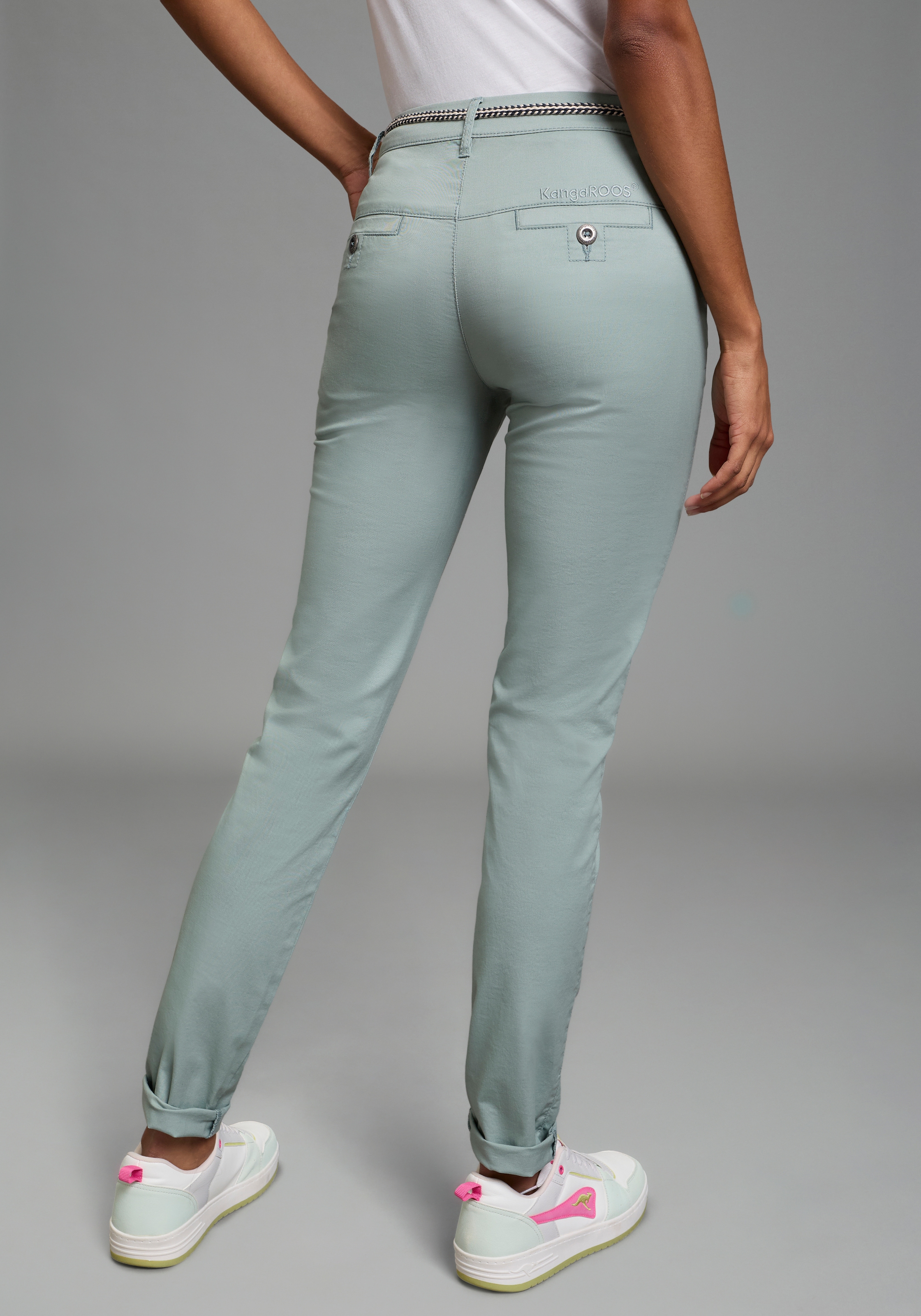 KangaROOS Chinos  forme étroite, à nouer avec cordon