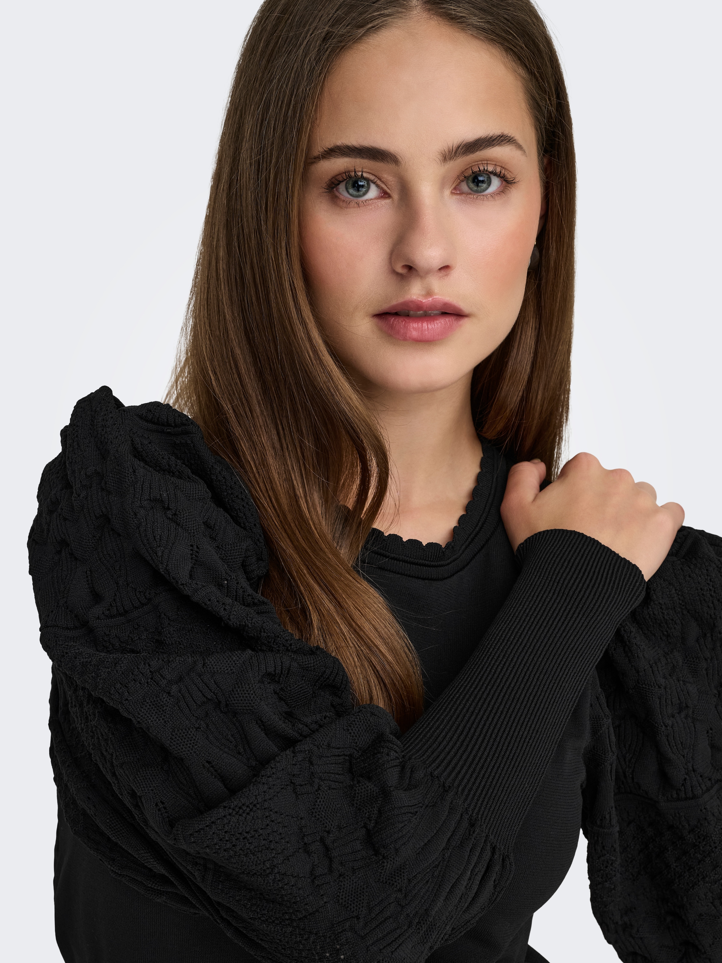 ONLY Pull à col rond »ONLMELITA L/S O-NECK PULLOVER KNT NOOS«