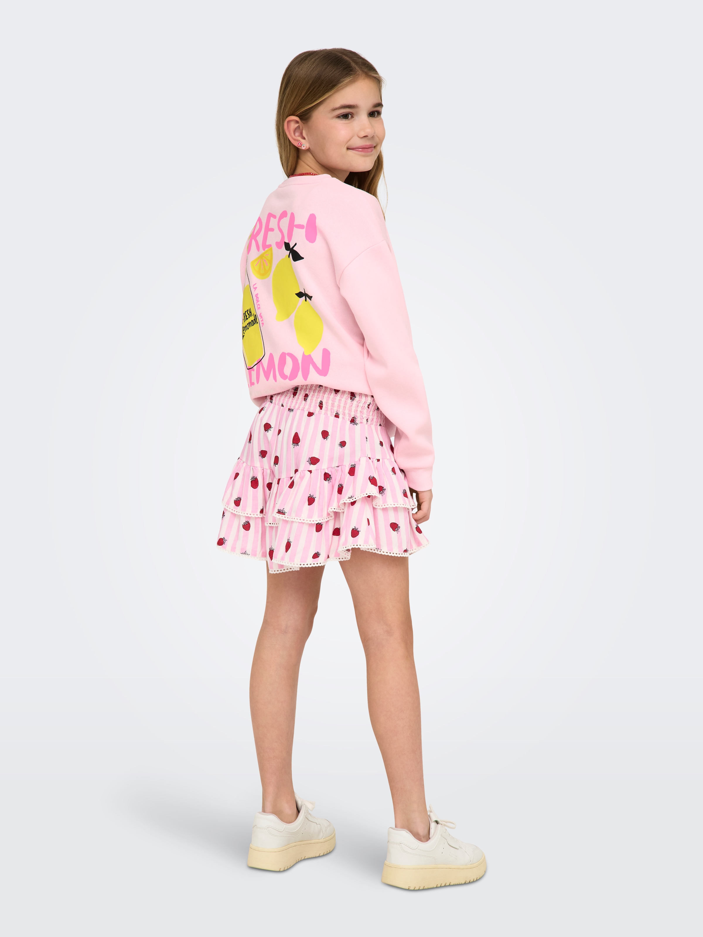 KIDS ONLY Sommerrock »KOGGLOW LIFE TAPED EDGE SKORT AOP WVN« 1 mit tollen Volants mit dezenter Spitzenkante