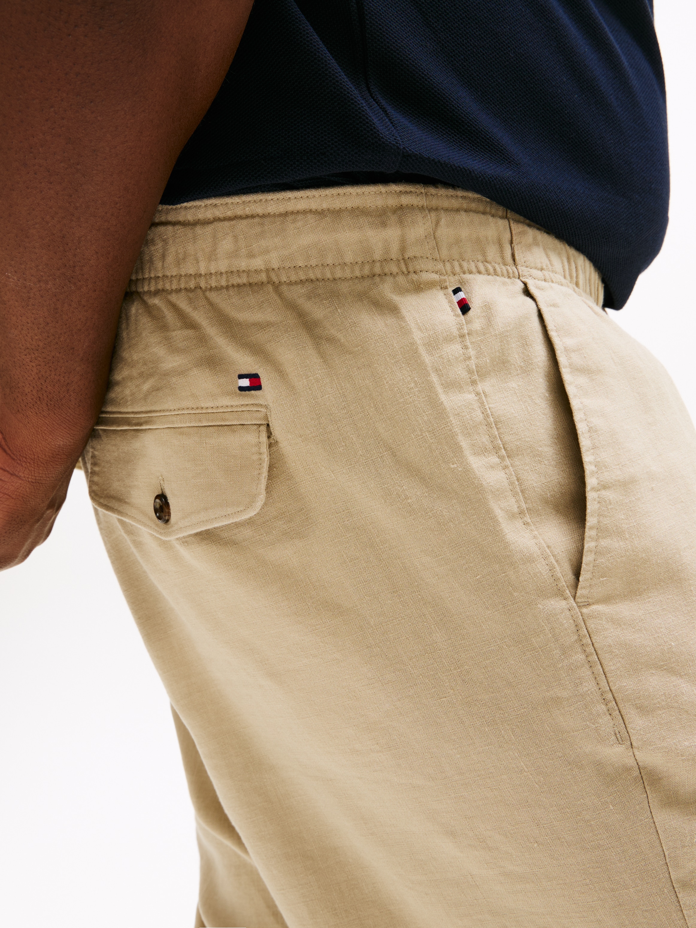Tommy Hilfiger Big & Tall Shorts »BT-BROOKLYN PO LINEN SHORT-B«, Grosse Grössen