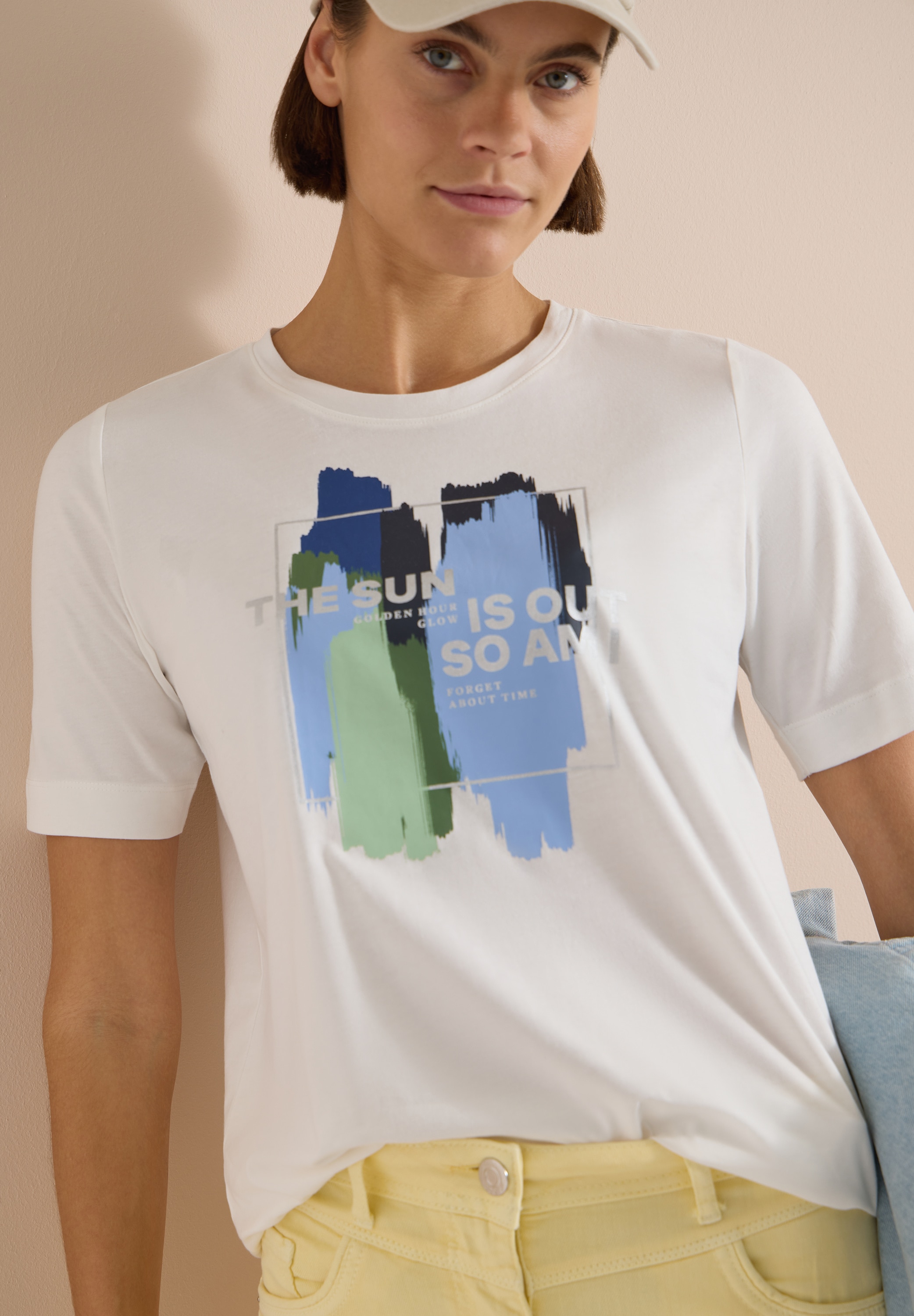 Cecil T-shirt à manches courtes T-shirt d'été avec imprimé