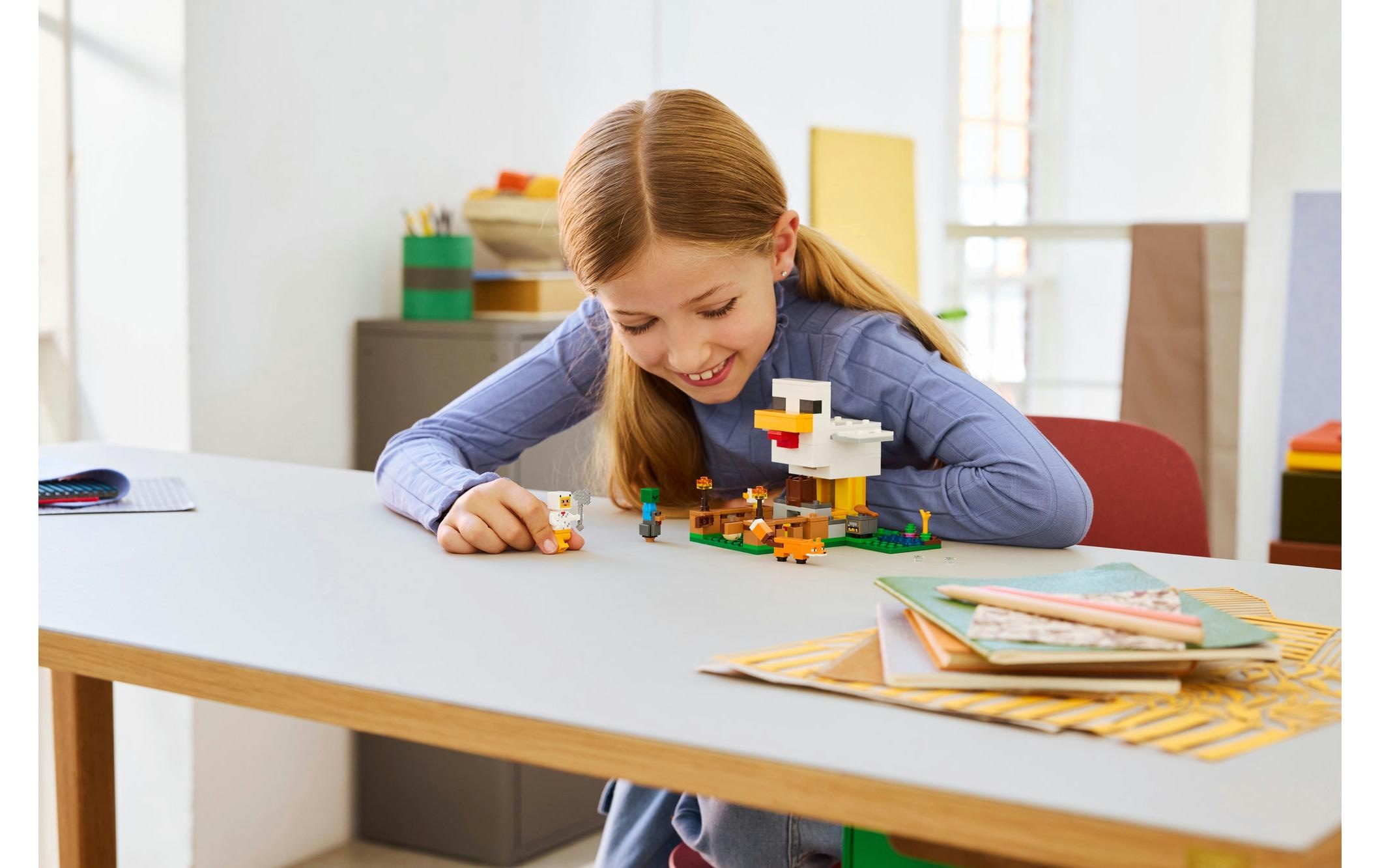   Konstruktionsspielsteine »Minecraft Hühnerfarm 21585« Kategorie: Fantasy-Welt