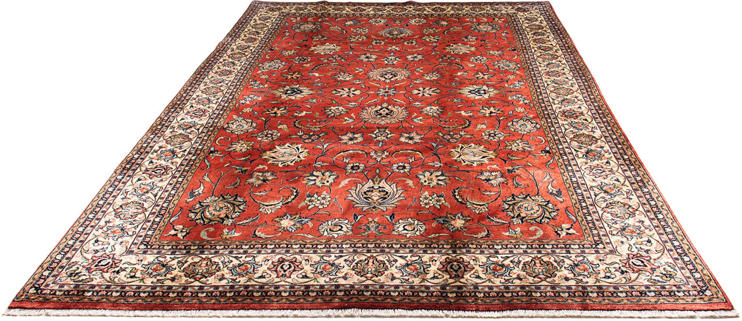 Image of morgenland Orientteppich »Perser - Classic - 318 x 216 cm - dunkelrot«, rechteckig, 10 mm Höhe, Wohnzimmer, Handgeknüpft, Einzelstück mit Zertifikat bei Ackermann Versand Schweiz