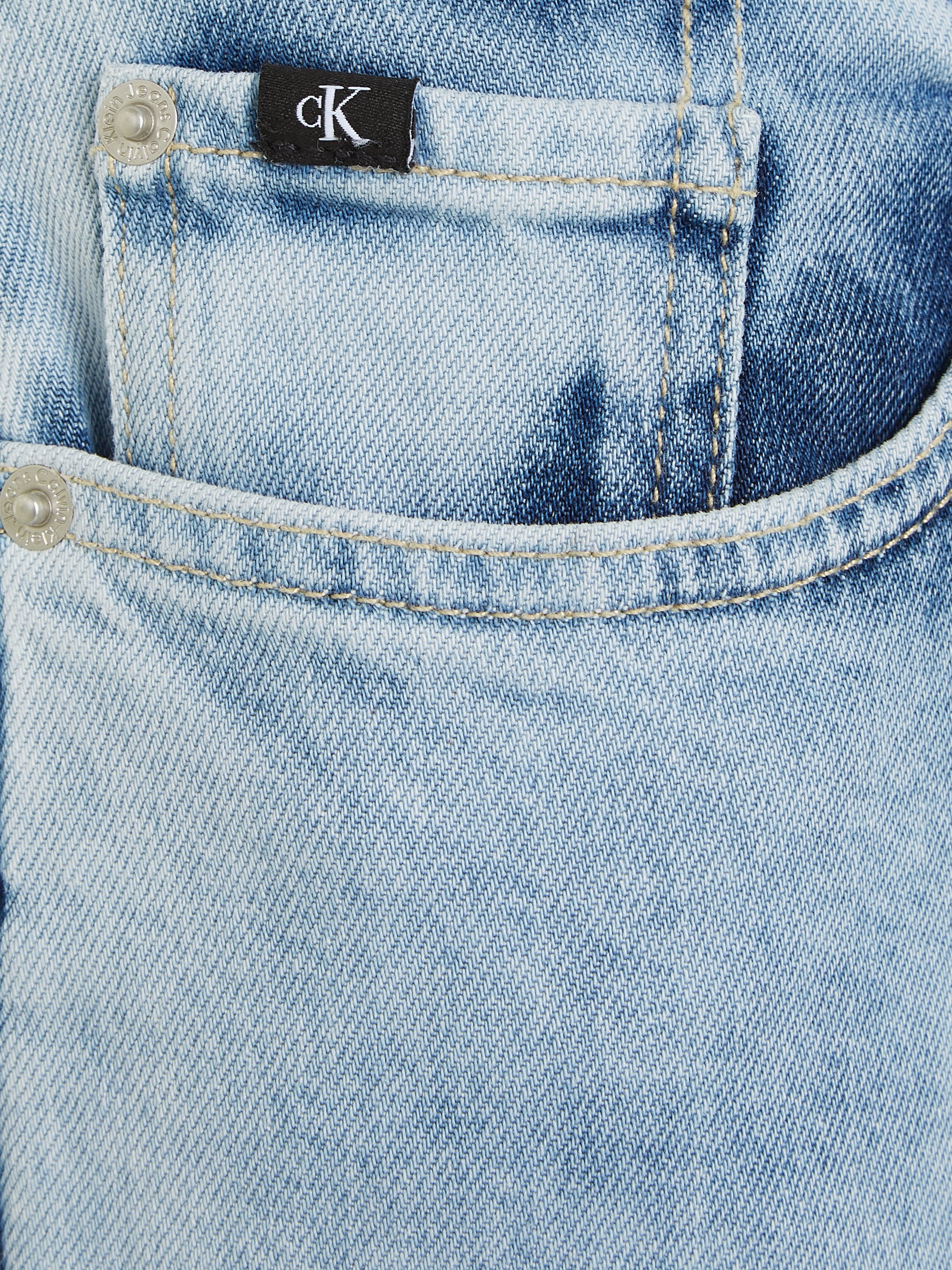 Calvin Klein Jeans Straight-Jeans »REG. STRAIGHT OPTIC LIGHT BLUE«, für Kinder bis 16 Jahre