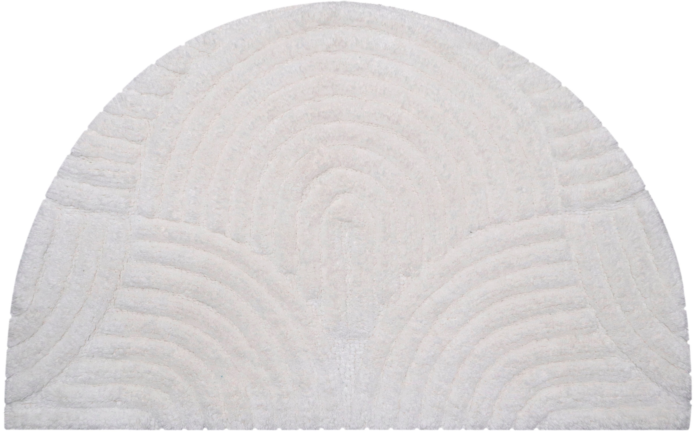 my home Tapis de bain »Juna, Badvorleger, Badezimmer Teppich, Zen, Scandi, Boho« Höhe 15 mm revêtement antidérapant compatible chauffage au sol coton, effet relief, doux