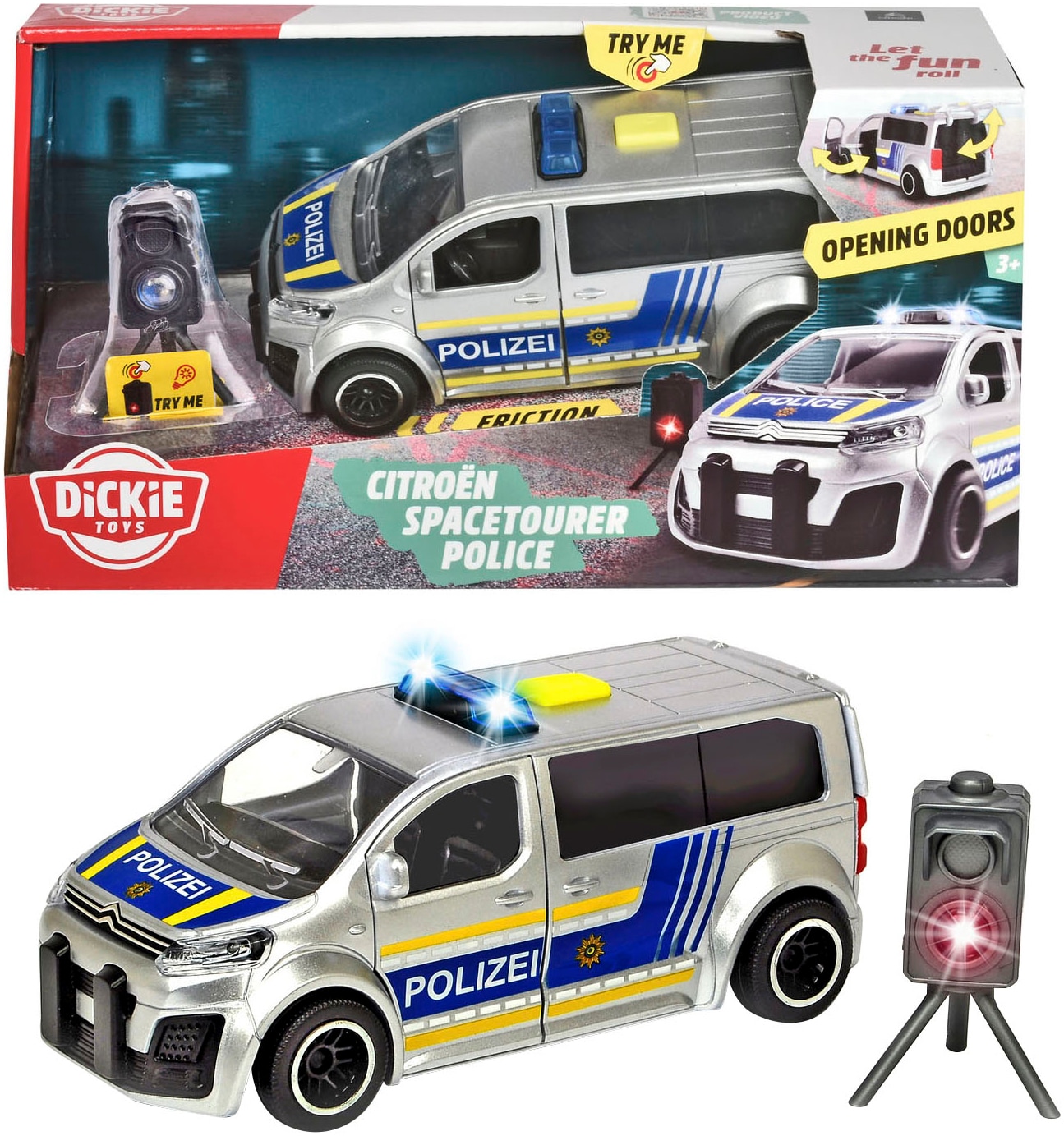 Dickie Toys Spielzeug-Polizei »Citroën SpaceTourer«, mit Licht und Sound