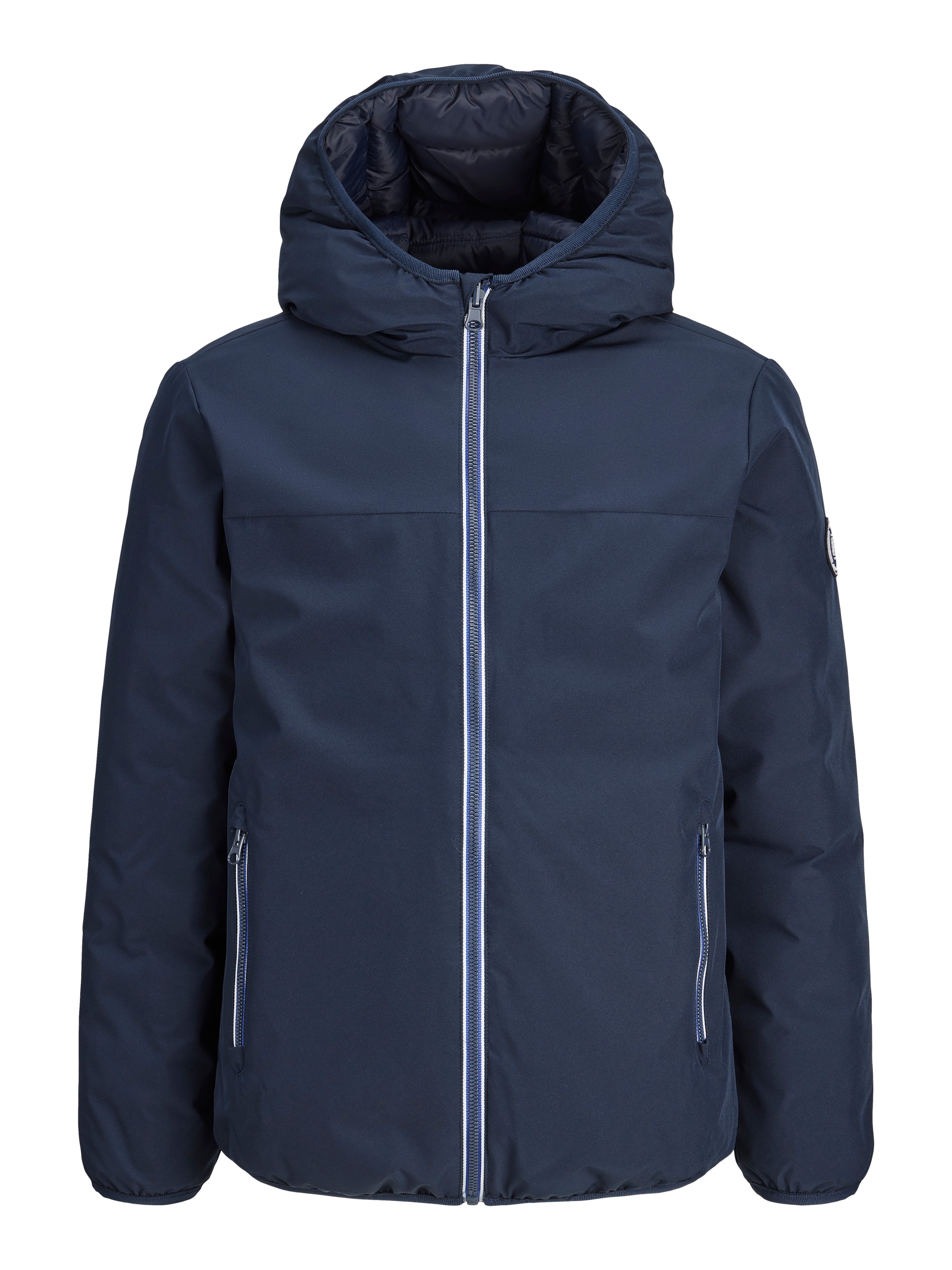 Jack & Jones Junior Wendejacke »JJEBROOKLYN REVERSIBLE JACKET SN JNR« mit Kapuze Kunstfaser, zum Wenden
