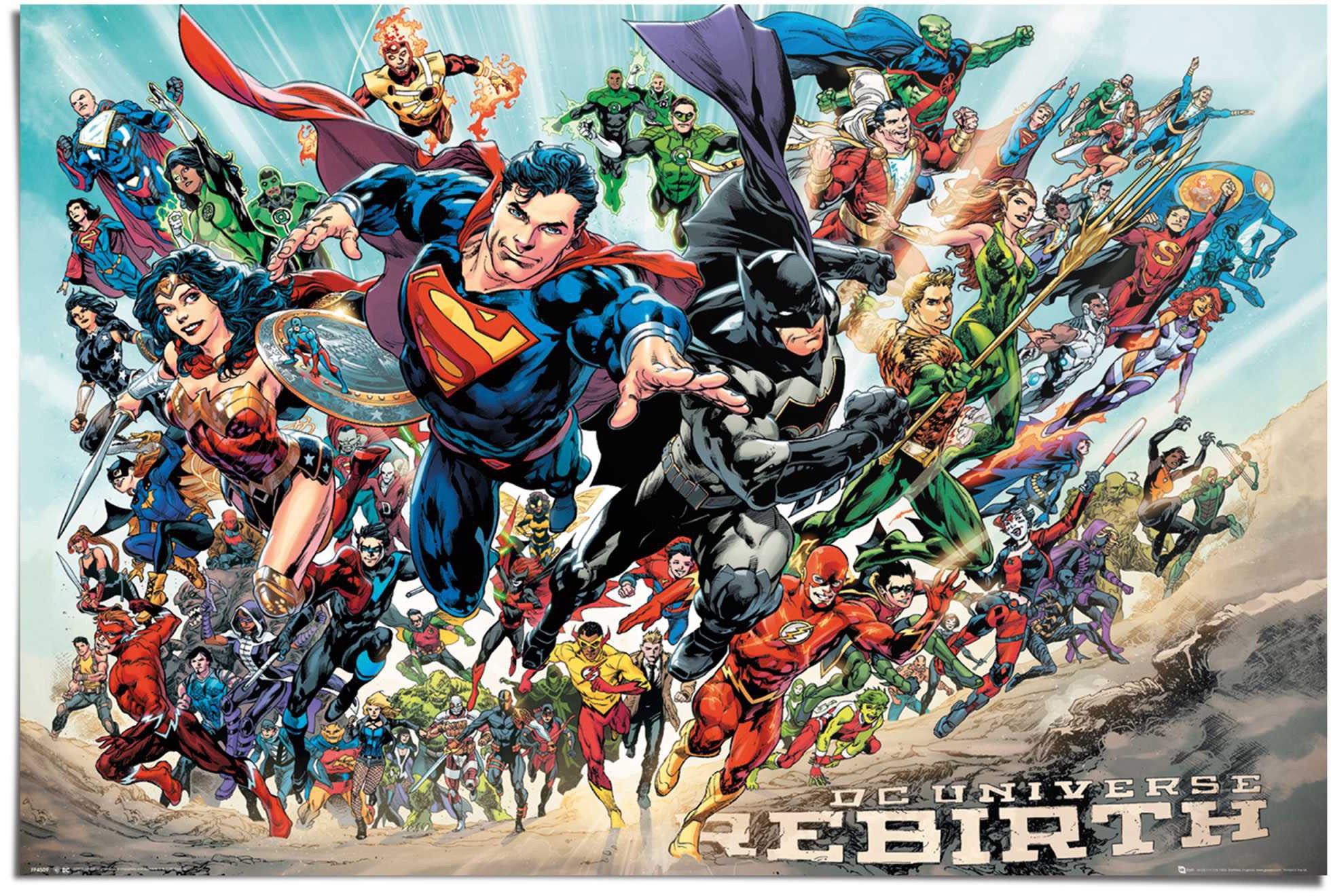 Image of Reinders! Poster »DC Universe Rebirth«, (1 St.) bei Ackermann Versand Schweiz