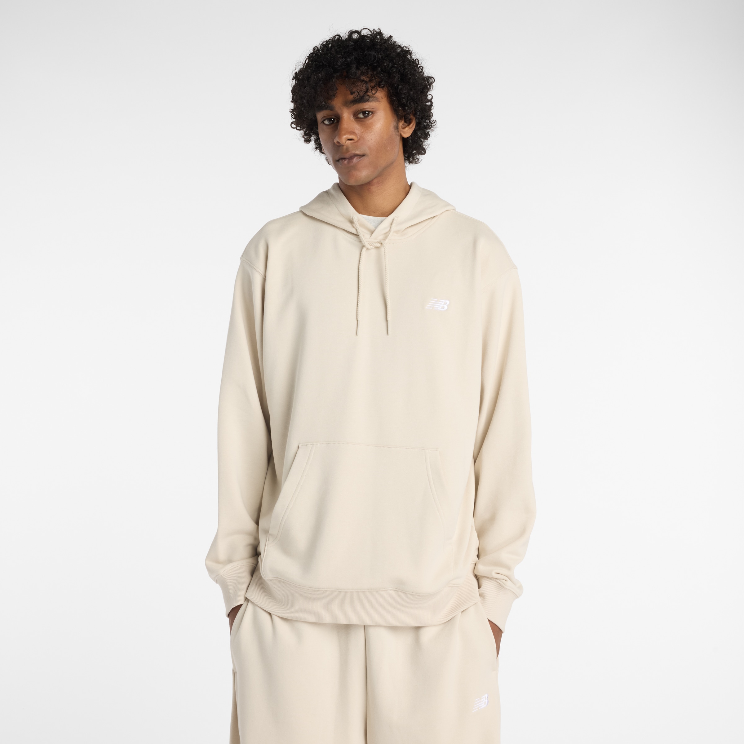 Image of New Balance Kapuzensweatshirt "SPORT ESSENTIALS FRENCH TERRY HOODIE", entspannte Passform, mit Kapuze