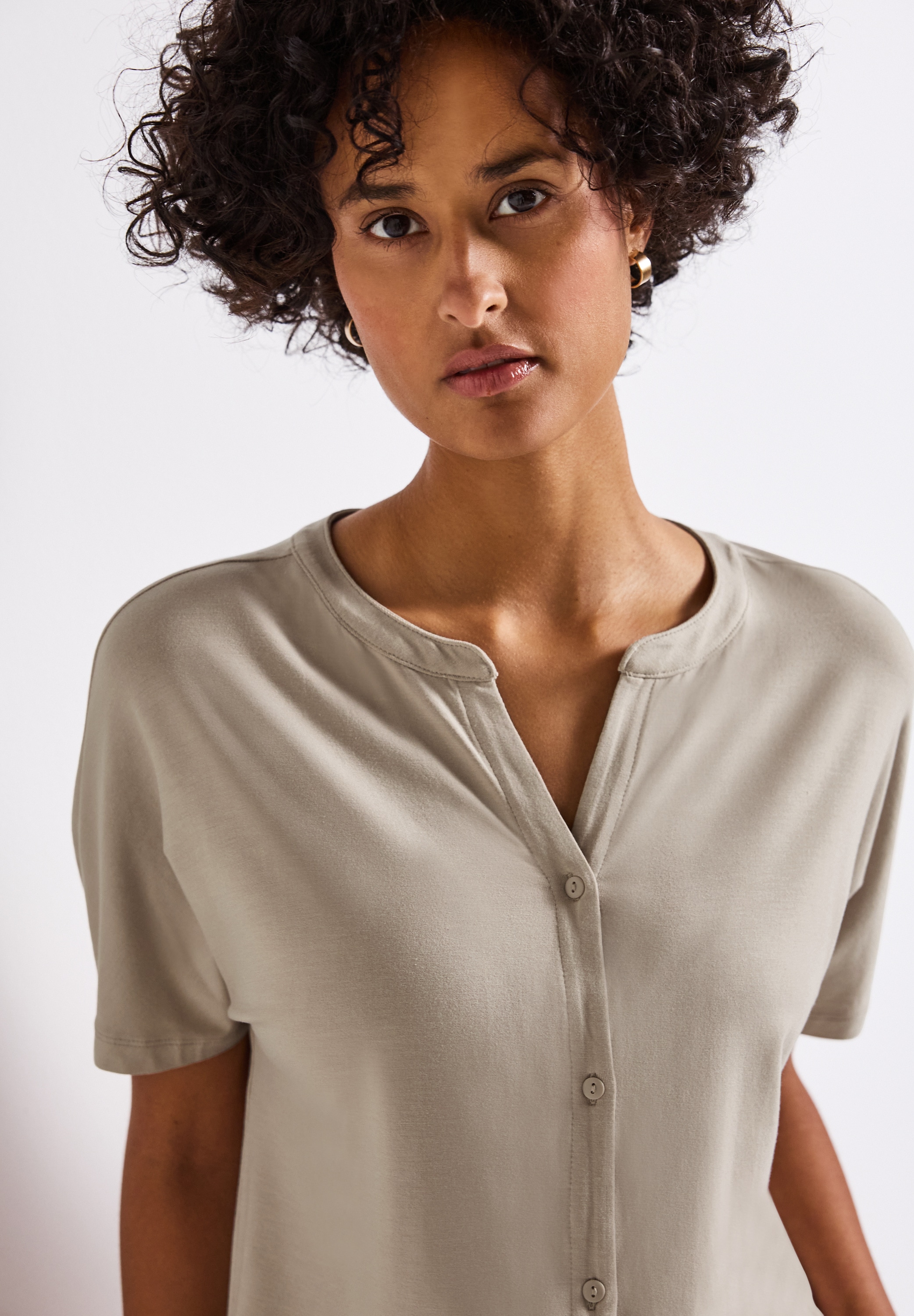 STREET ONE T-Shirt, im Tunika-Look