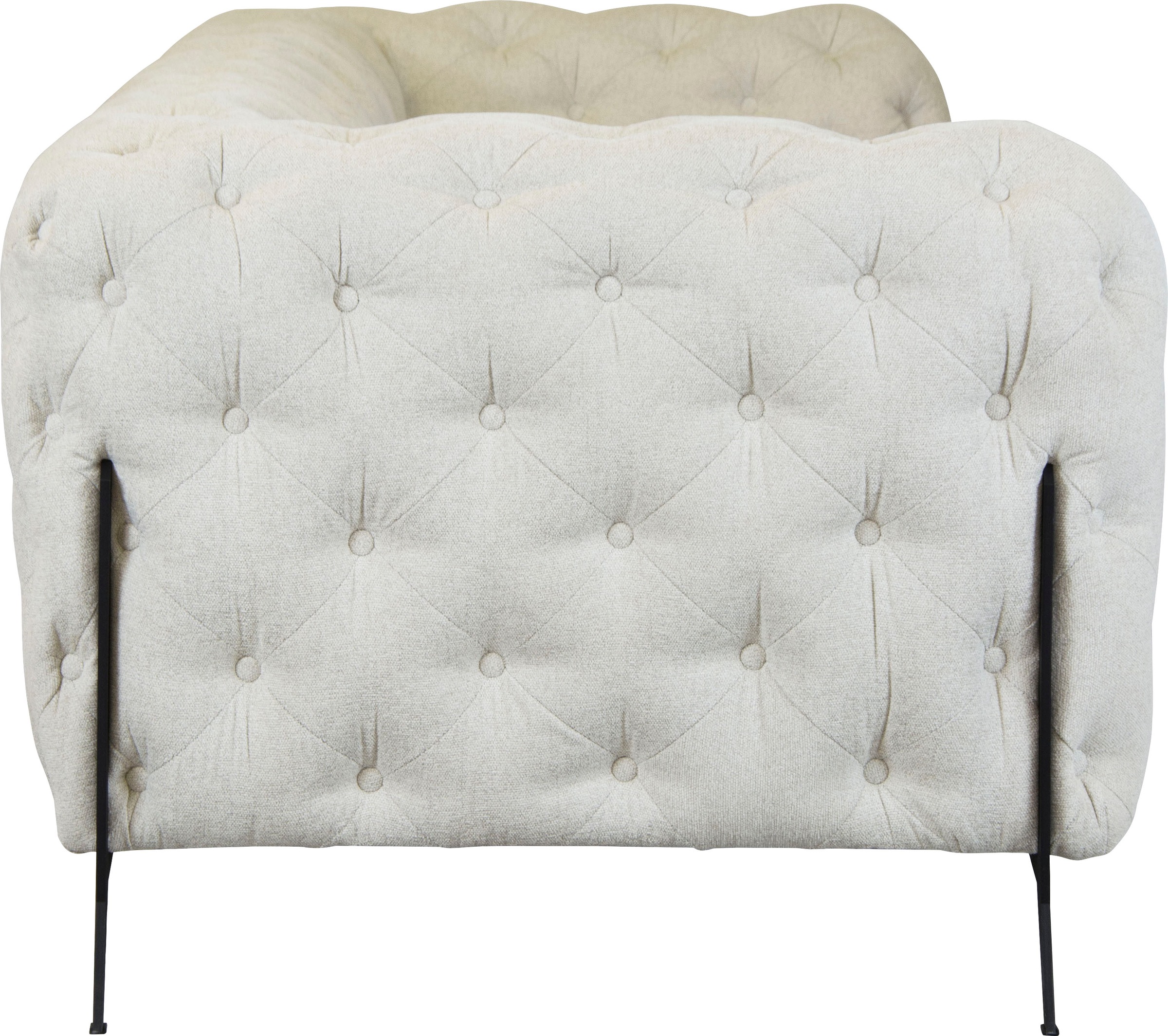 Leonique Chesterfield-Sofa »Amaury«, aufwändige Knopfheftung, moderne Chesterfield Optik, Fussfarbe wählbar